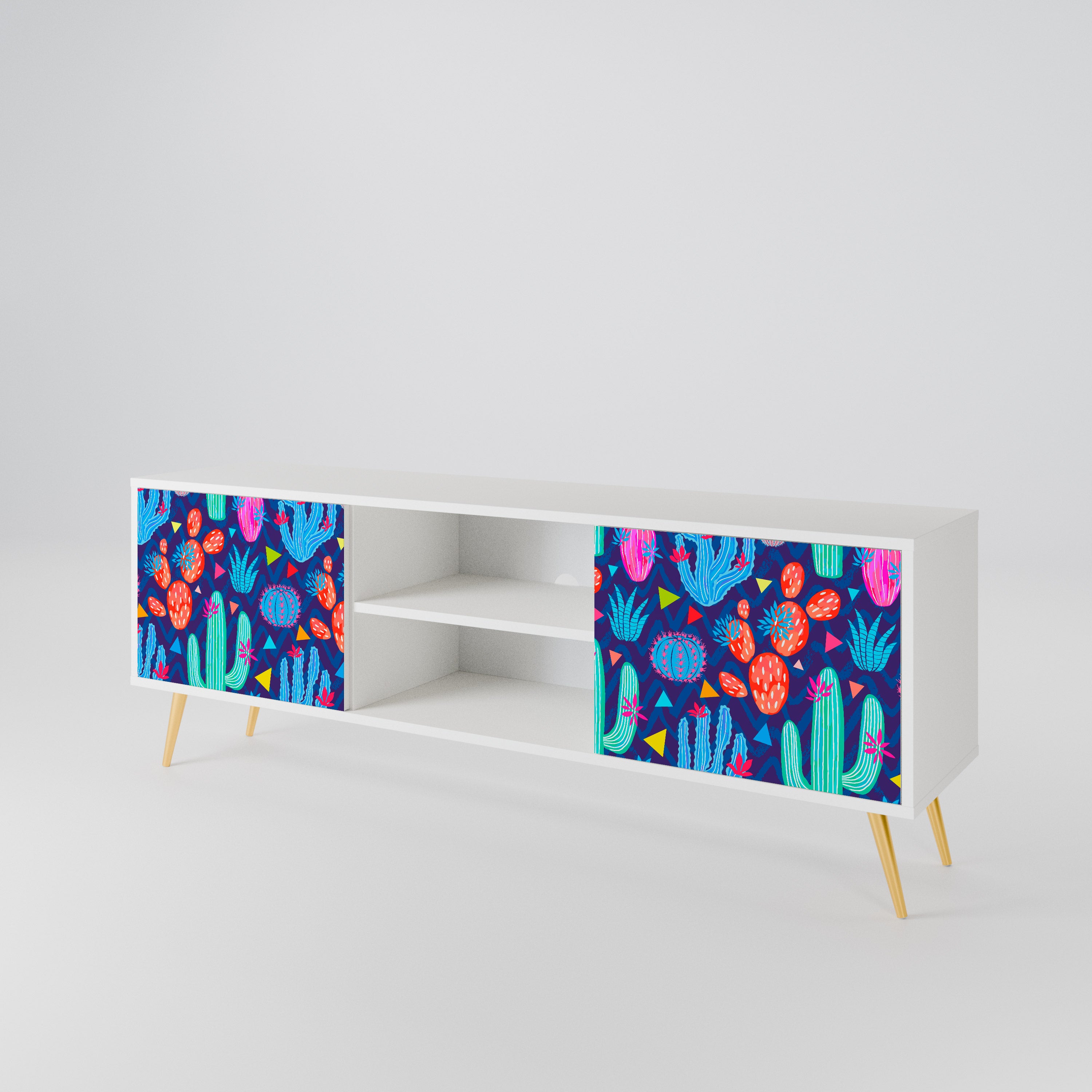 CACTUS VIBES 2-Door TV Cabinet