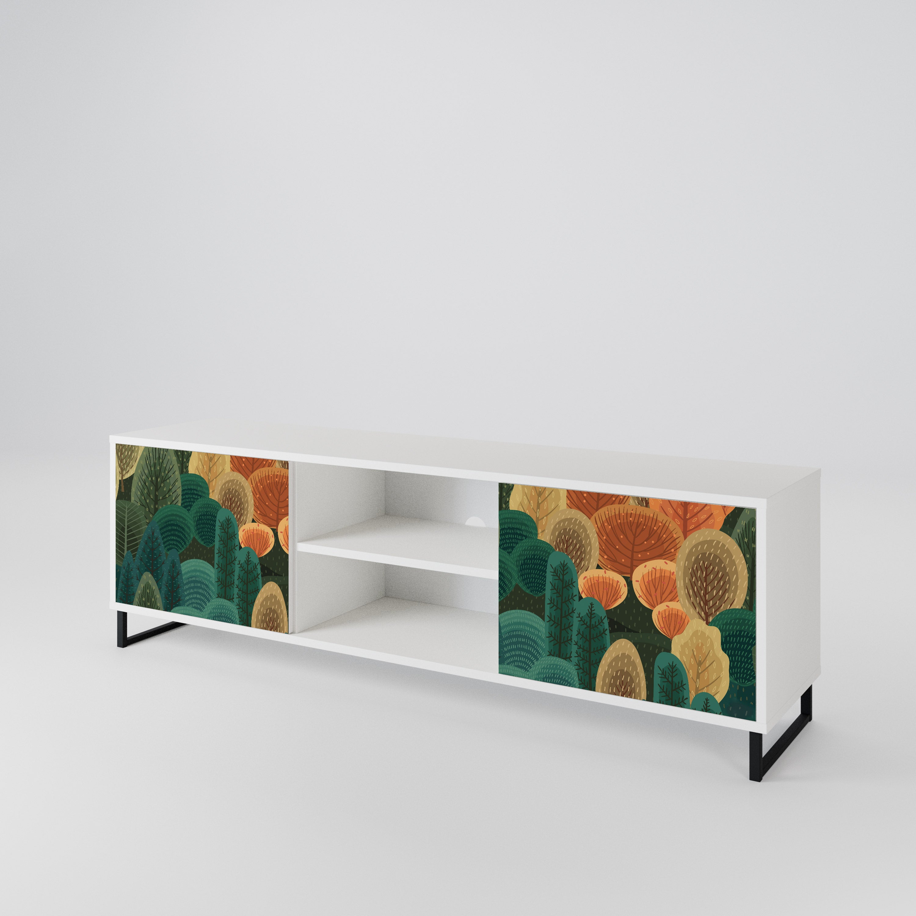 AUTUMN KALEIDOSCOPE 2-Door TV Cabinet