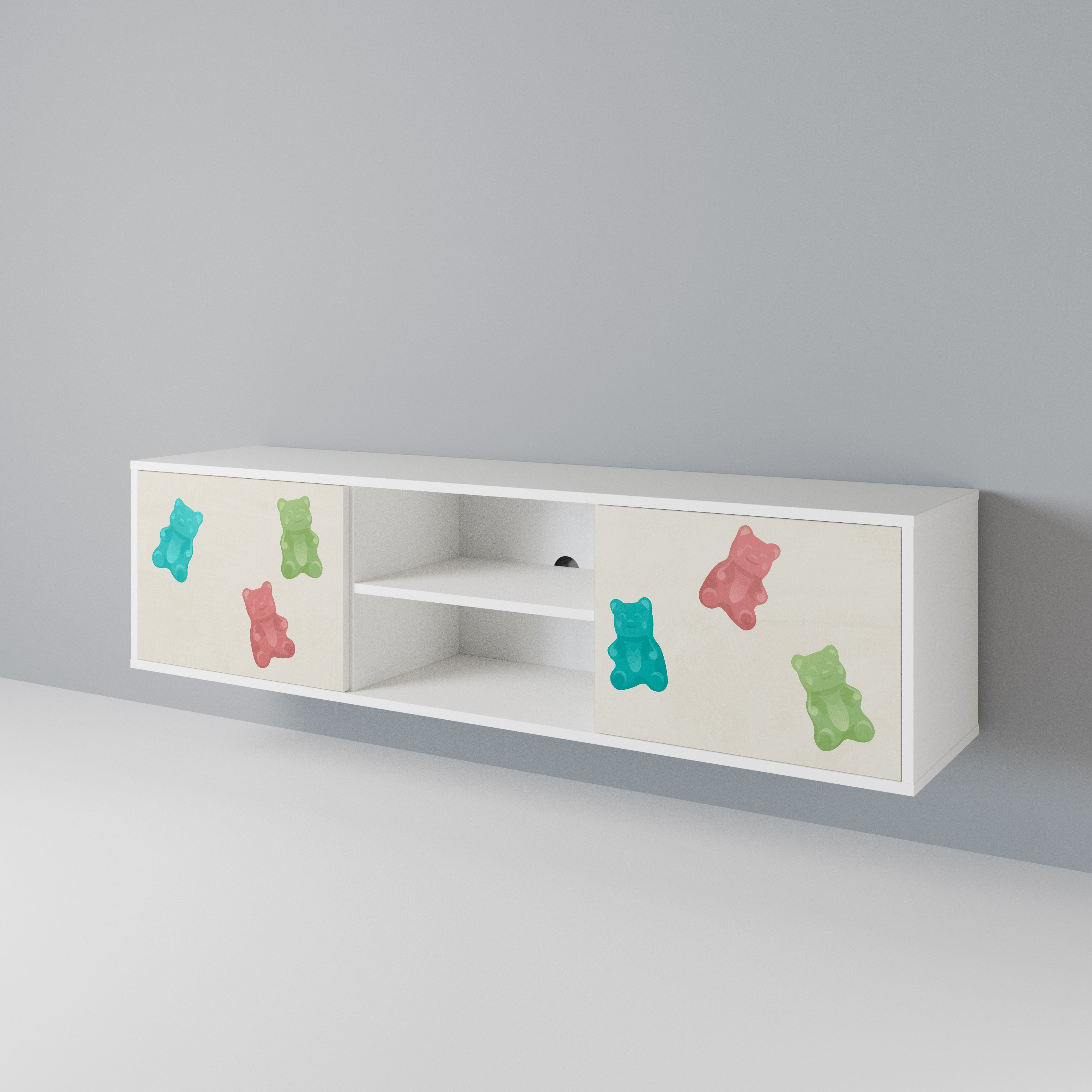 GUMMY BEARS 2-Door TV Cabinet