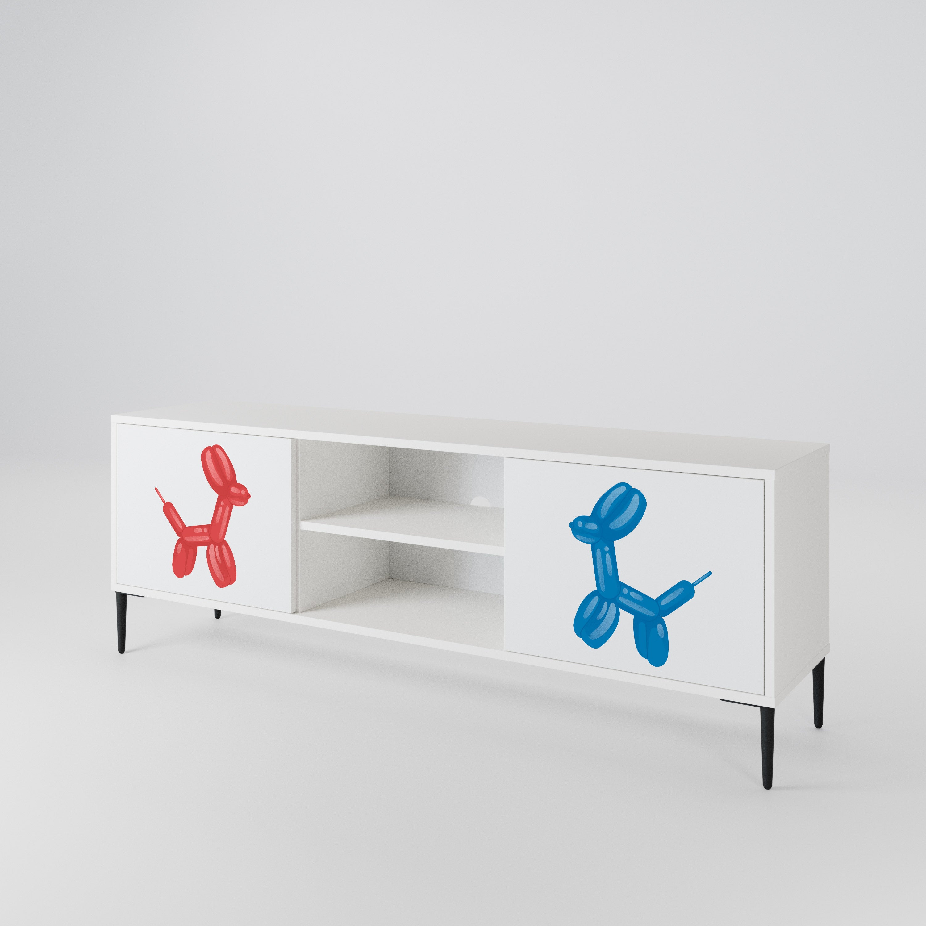 CHILDHOOD MEMORY 2-Door TV Cabinet