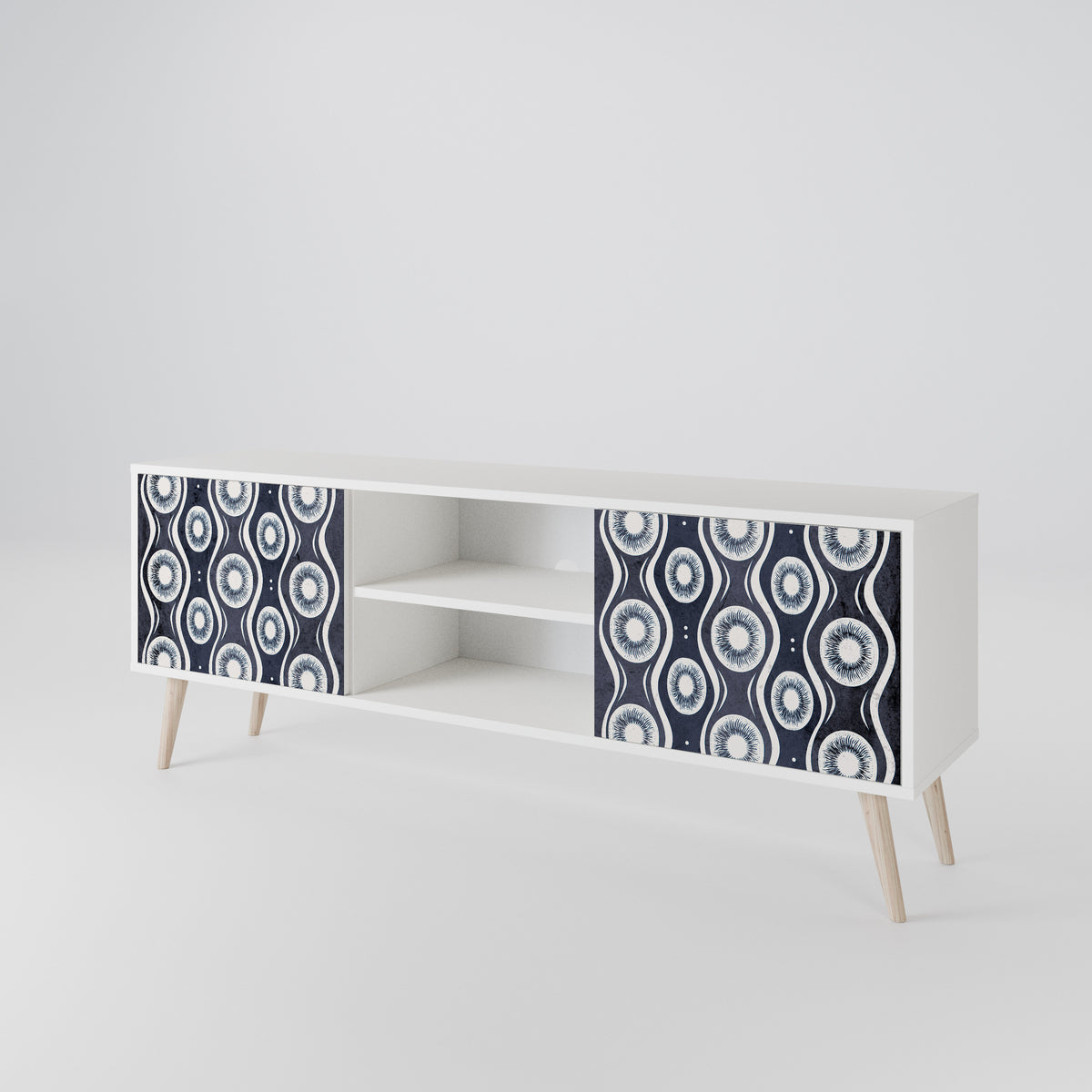 GRAPHITE EYES 2-Door TV Cabinet