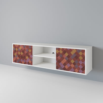 PAINTED SQUARES Έπιπλο τηλεόρασης 2-θυρών