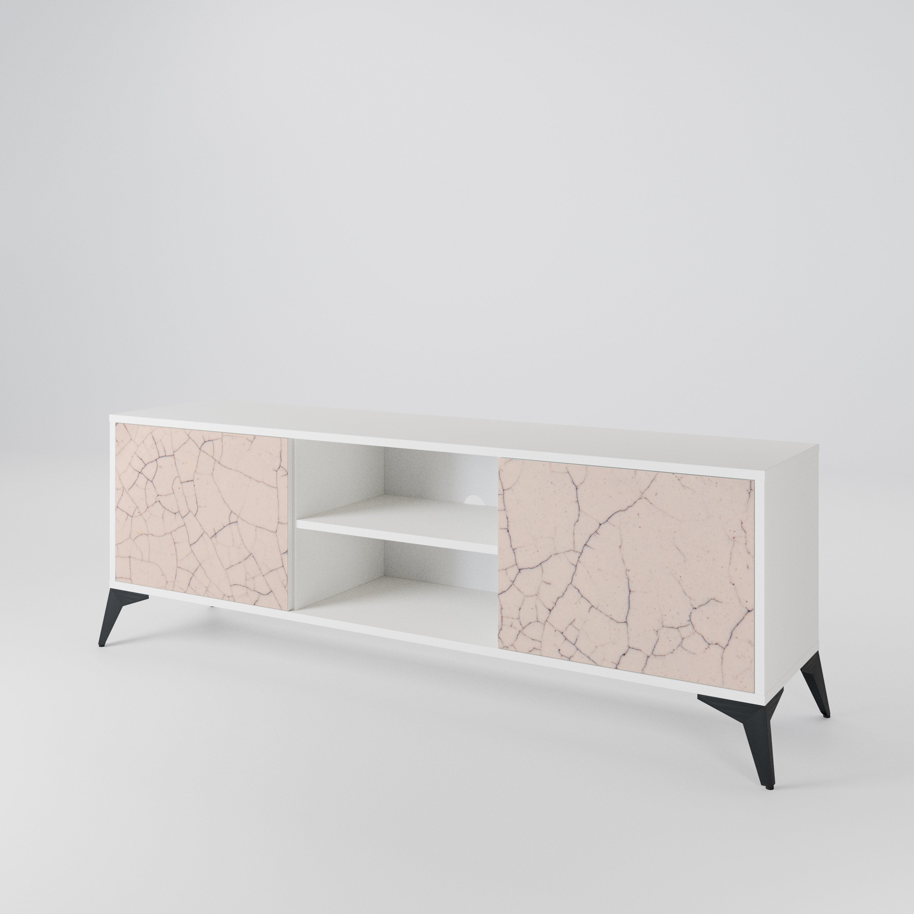 CERAMIC TEXTURE Έπιπλο τηλεόρασης 2-θυρών