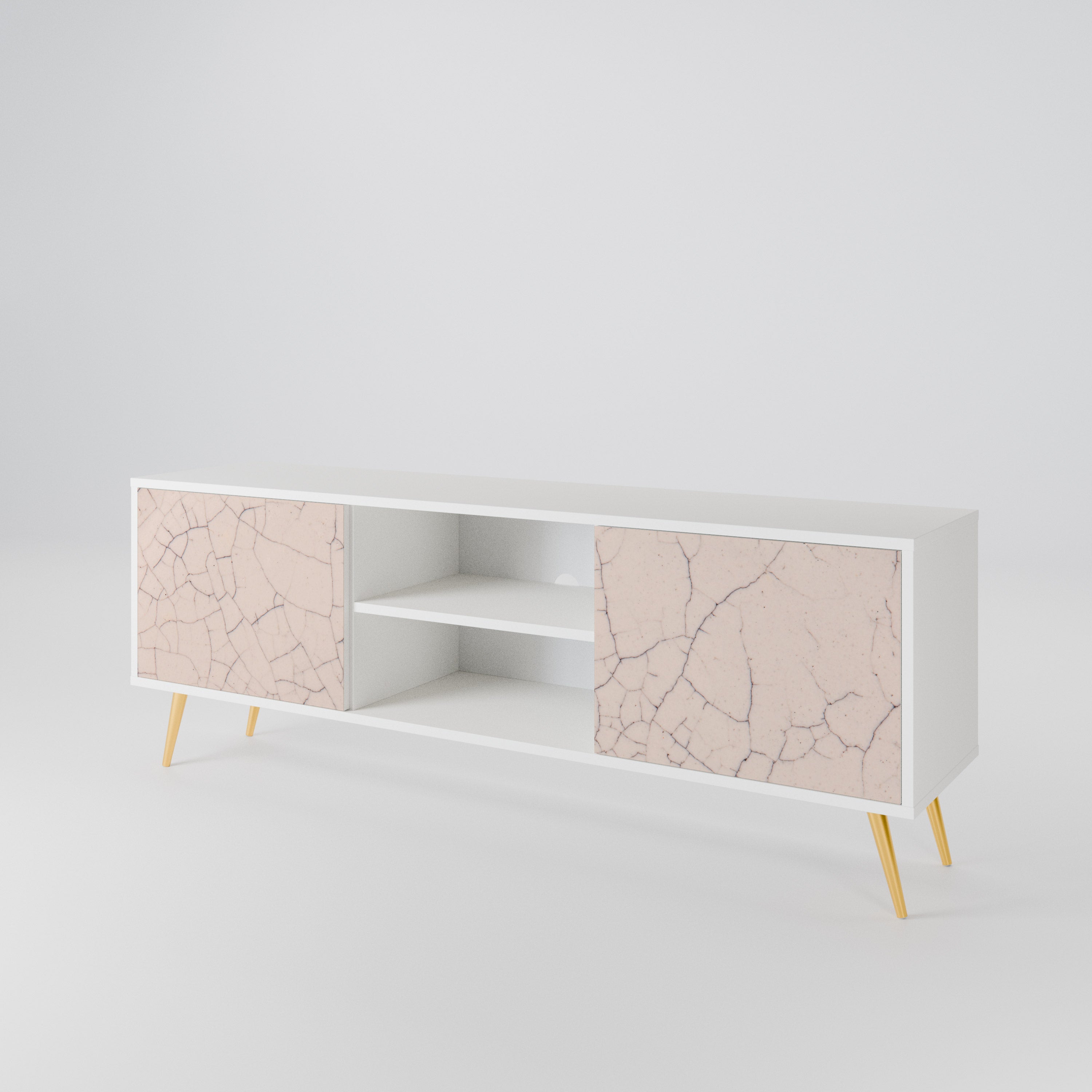 CERAMIC TEXTURE Έπιπλο τηλεόρασης 2-θυρών