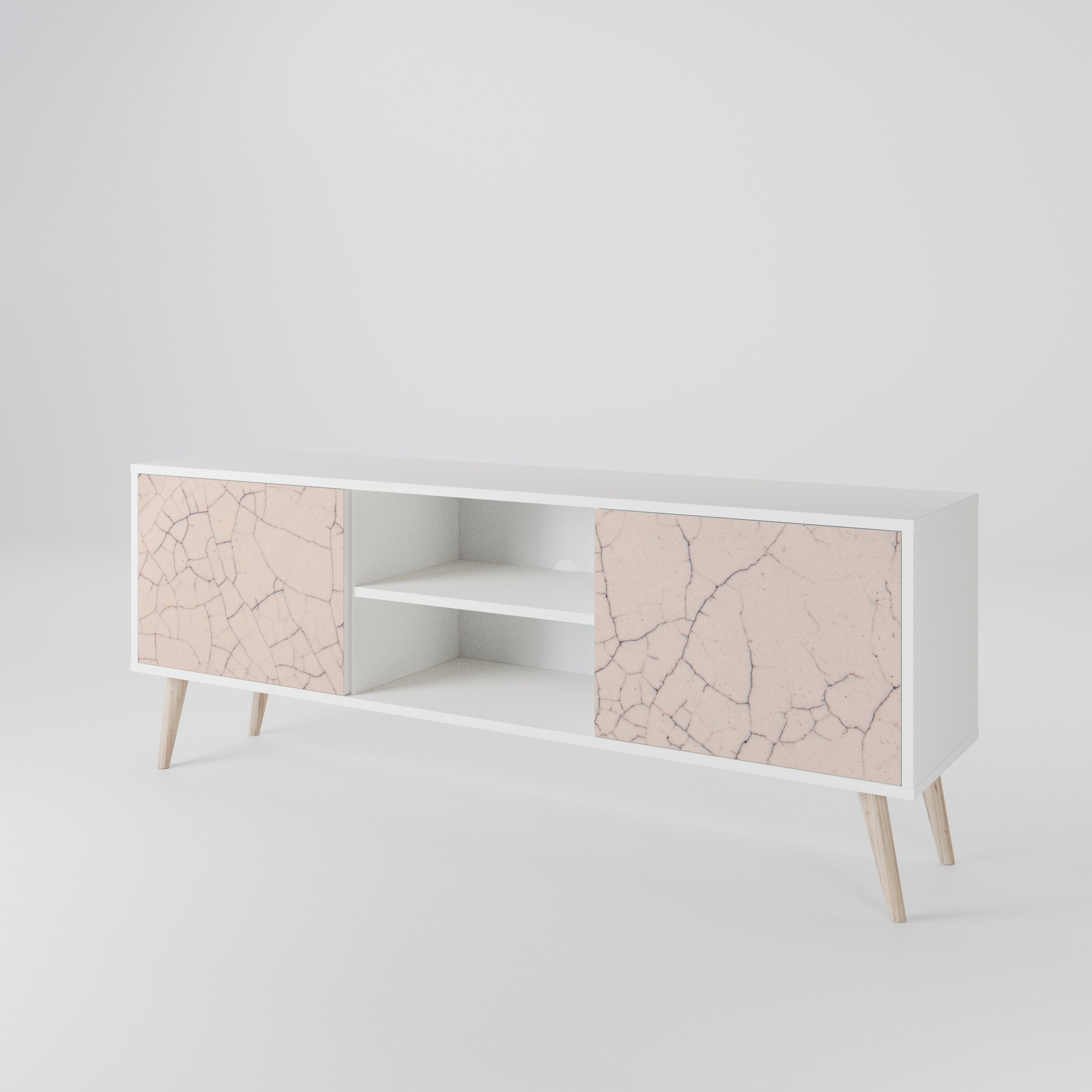 CERAMIC TEXTURE Έπιπλο τηλεόρασης 2-θυρών