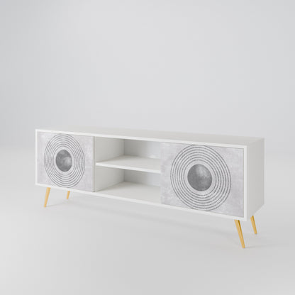 SOLID CIRCLES 2-Door TV Cabinet