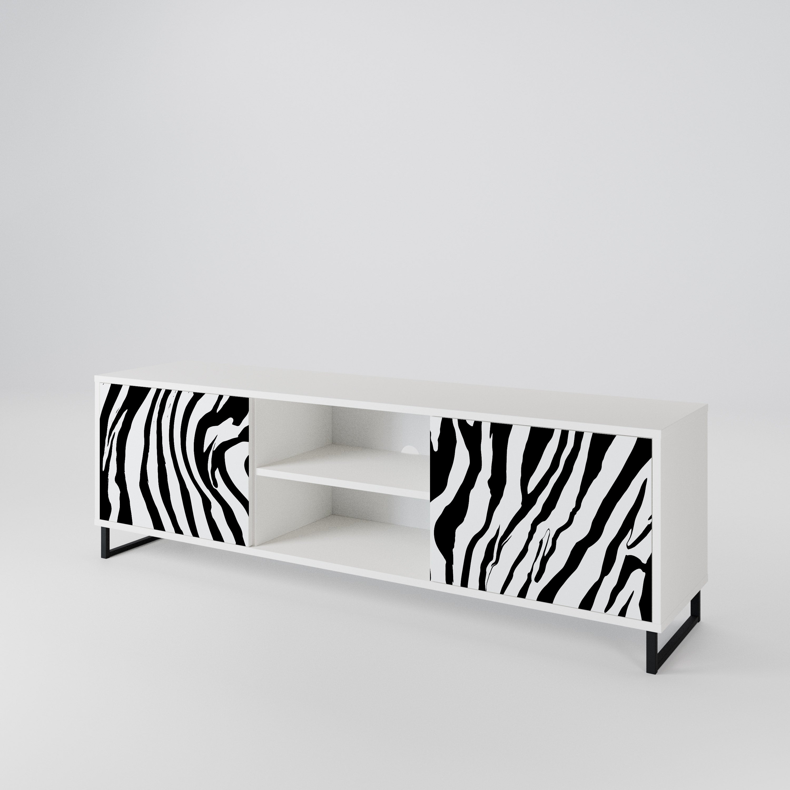 SPLENDID ZEBRA Έπιπλο τηλεόρασης 2-θυρών