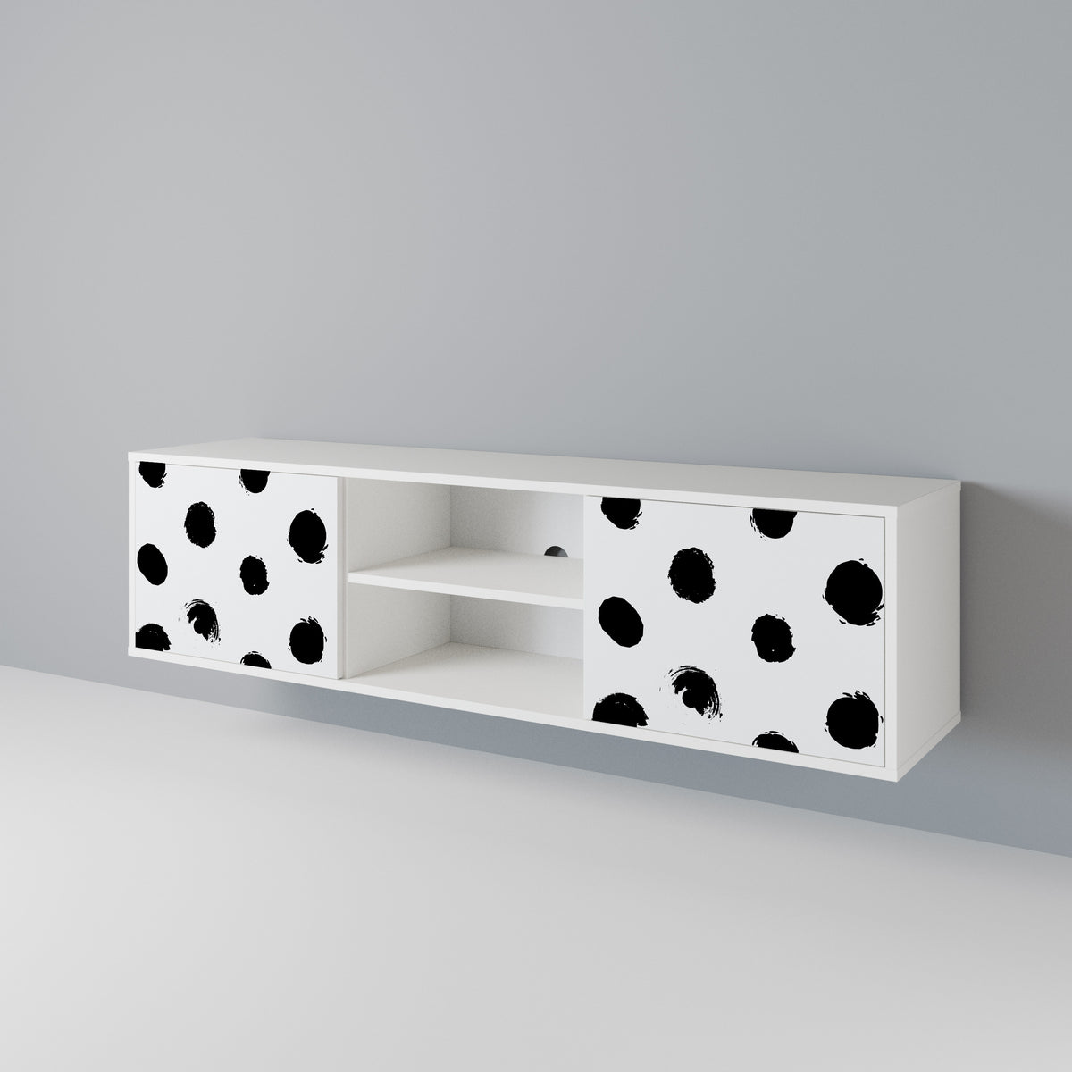 SLIPPING MINUTES Έπιπλο τηλεόρασης 2-θυρών