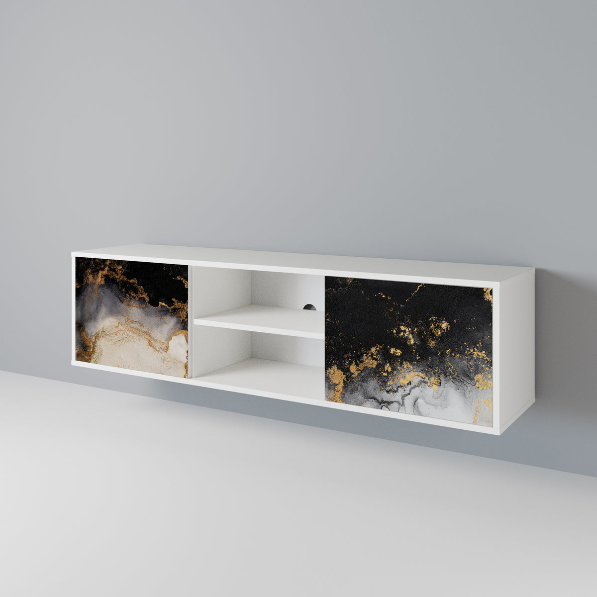 MARBLE OF TOMMORROW Έπιπλο τηλεόρασης 2-θυρών