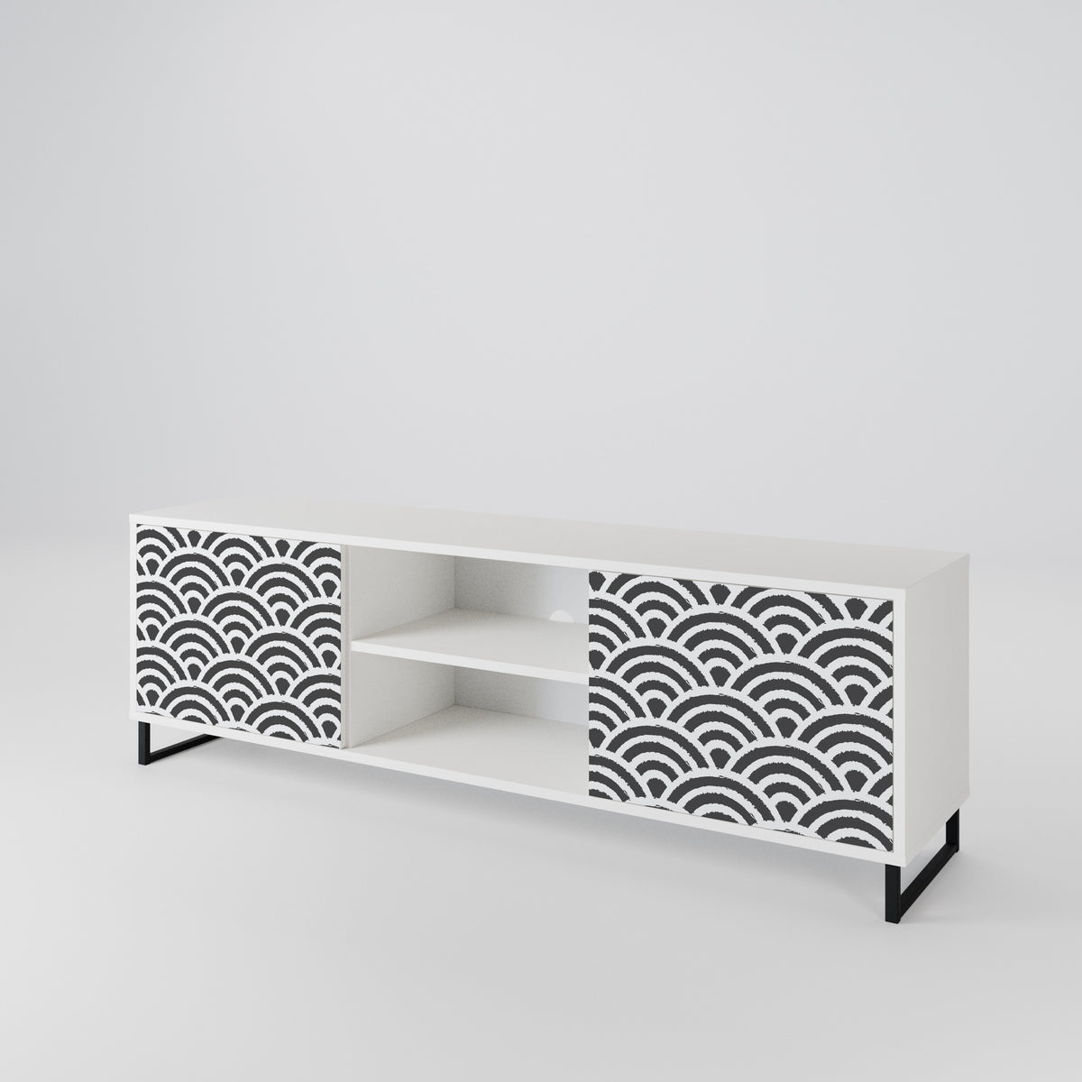 GLOOMY HOST Έπιπλο τηλεόρασης 2-θυρών