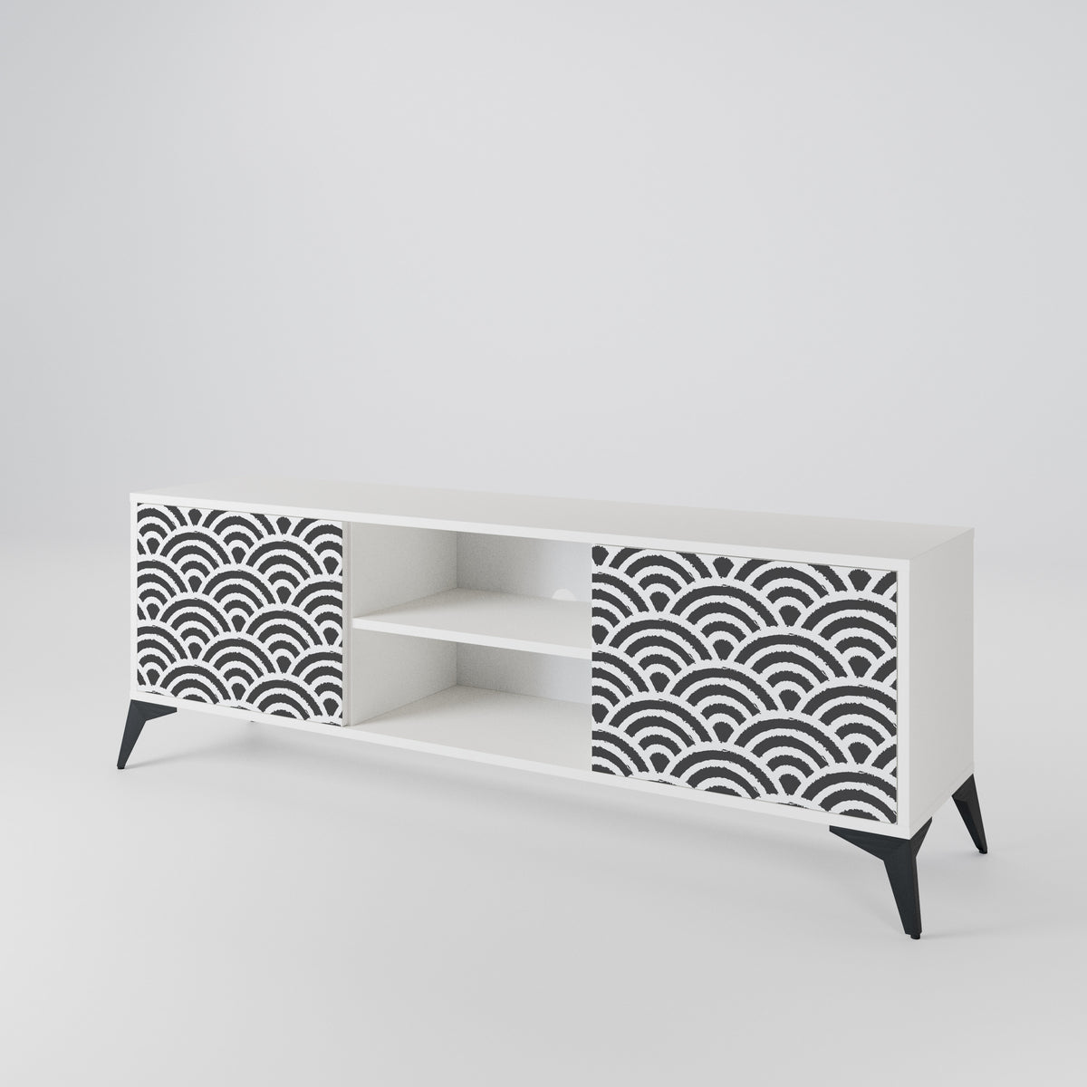 GLOOMY HOST Έπιπλο τηλεόρασης 2-θυρών