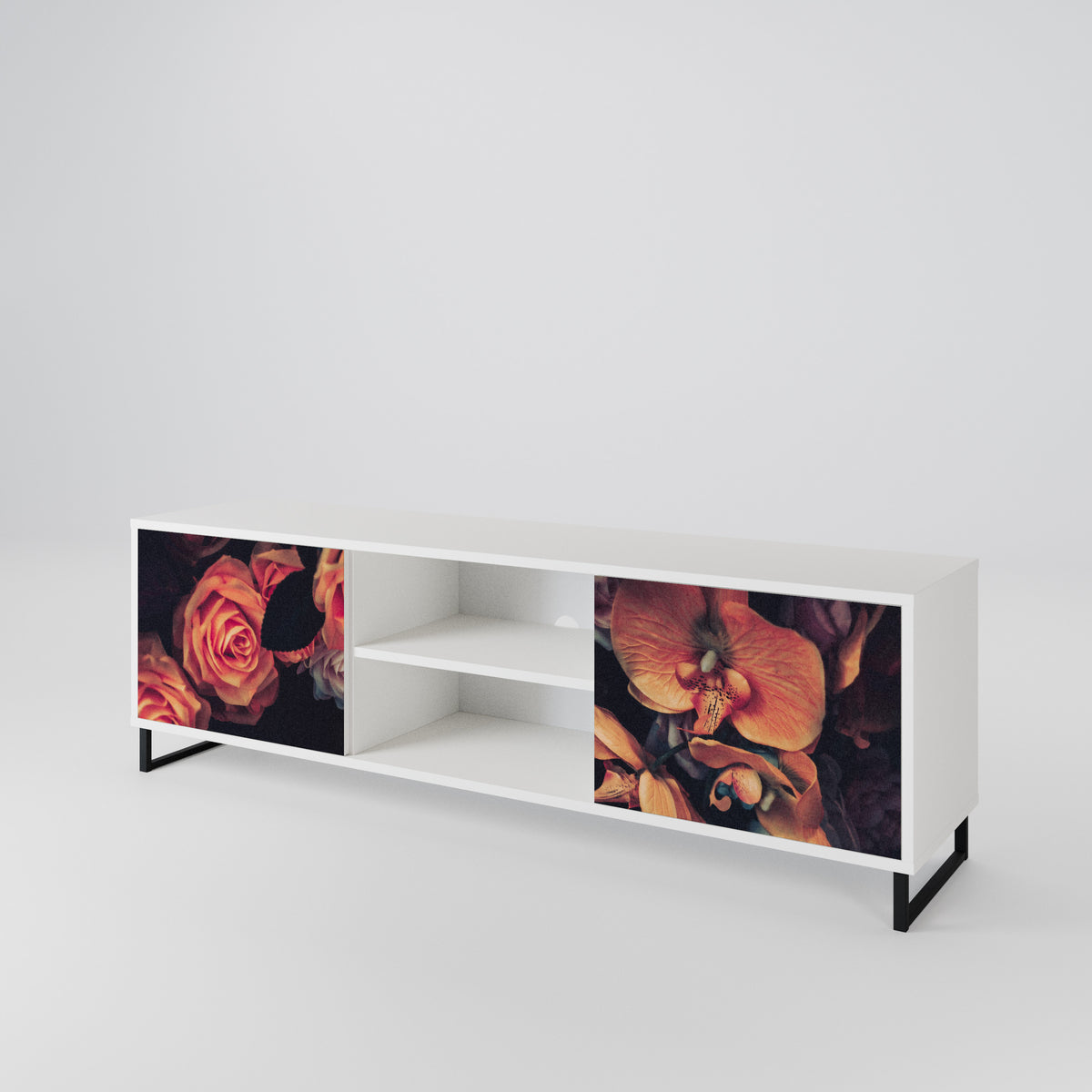 NEVERENDING BLOOM Έπιπλο τηλεόρασης 2-θυρών
