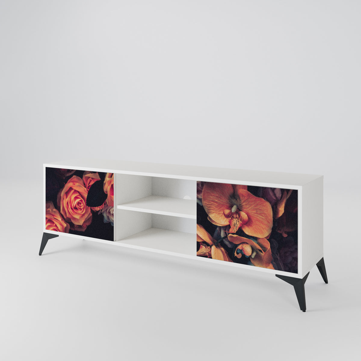NEVERENDING BLOOM Έπιπλο τηλεόρασης 2-θυρών
