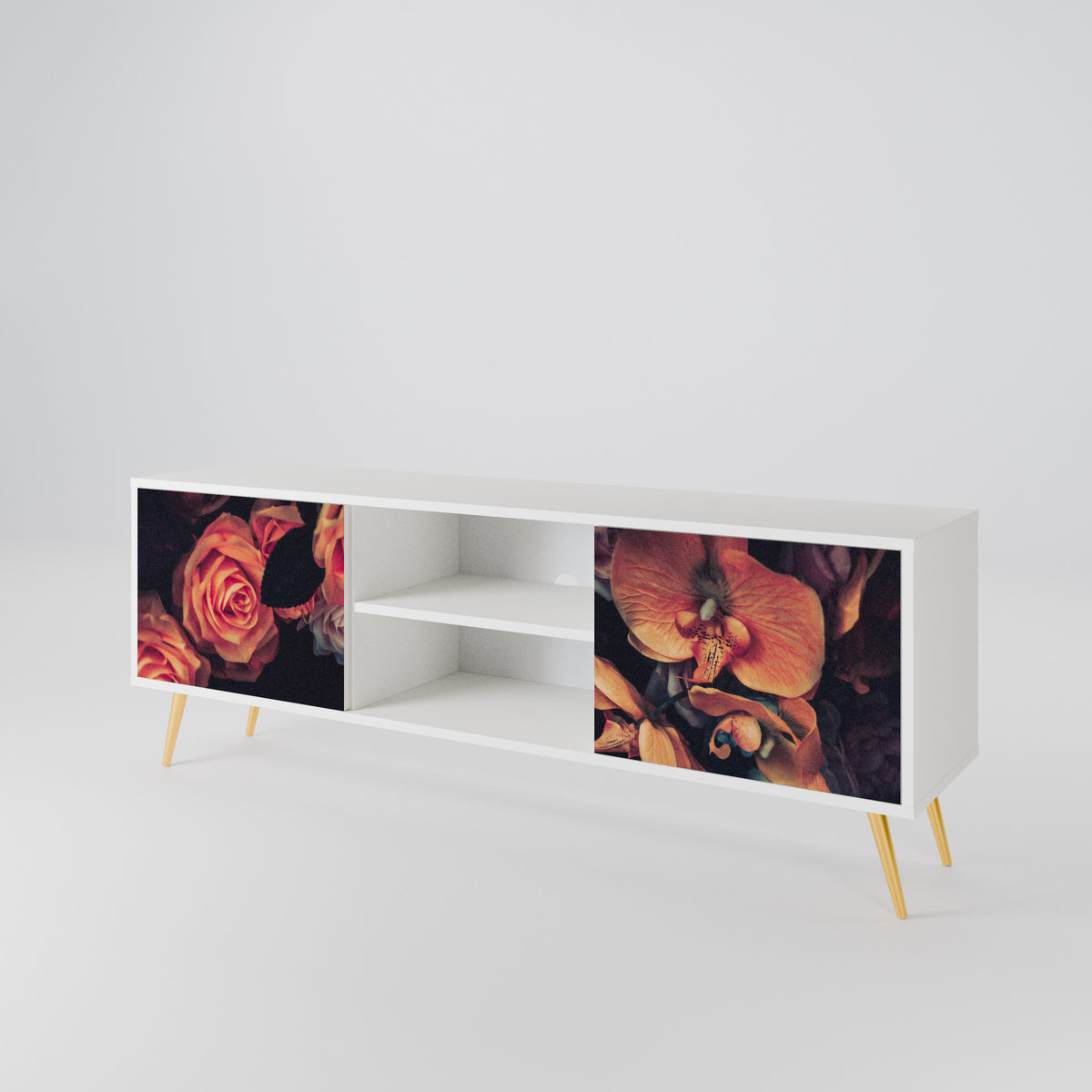 NEVERENDING BLOOM Έπιπλο τηλεόρασης 2-θυρών