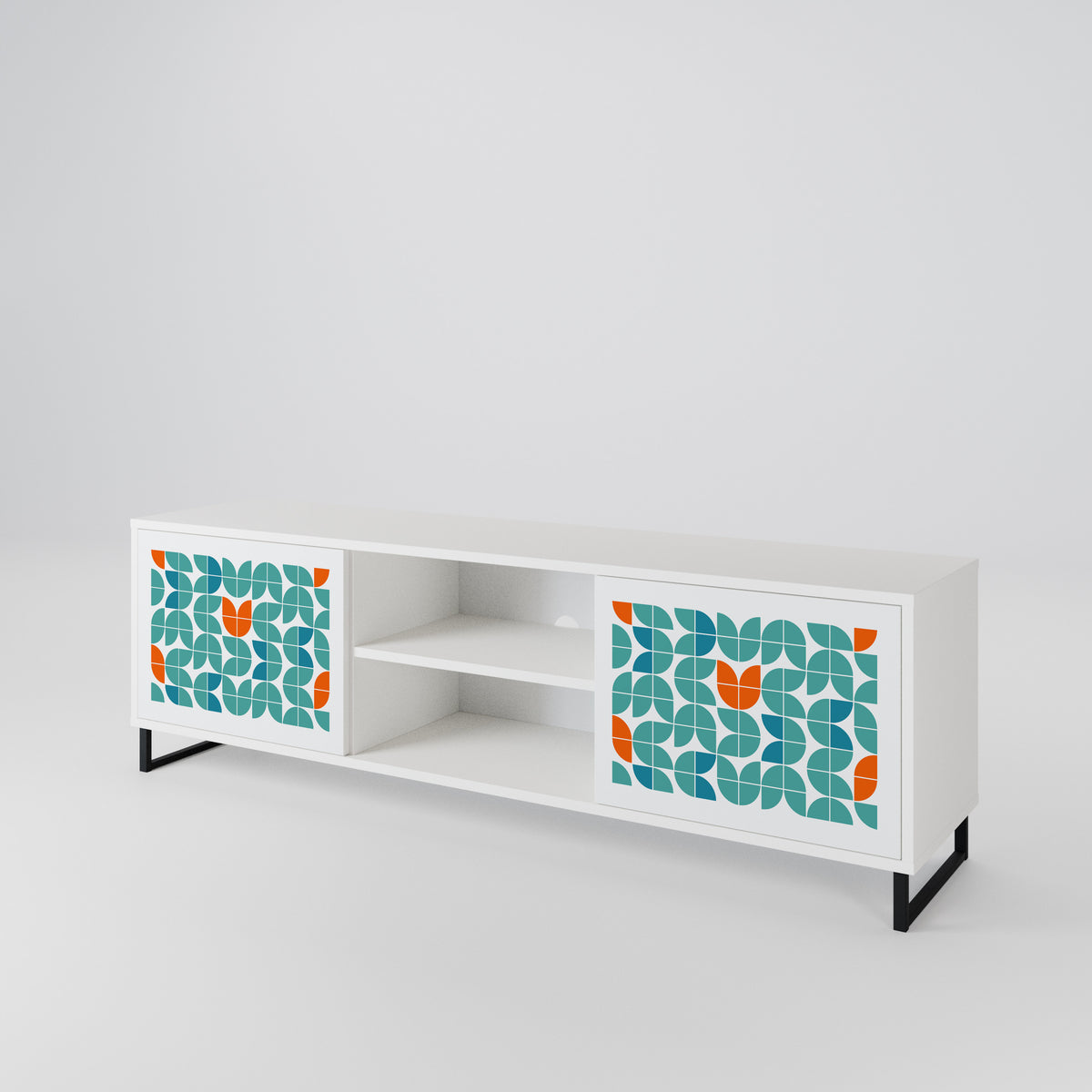 BE THE CHANGE Έπιπλο τηλεόρασης 2-θυρών