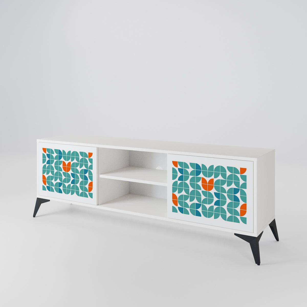 BE THE CHANGE Έπιπλο τηλεόρασης 2-θυρών