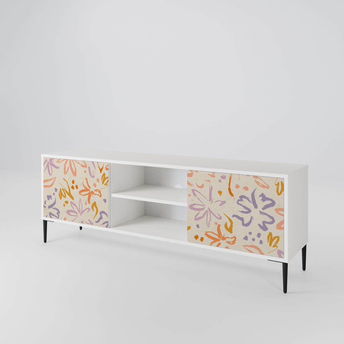SPRING WHIMSY Έπιπλο τηλεόρασης 2-θυρών