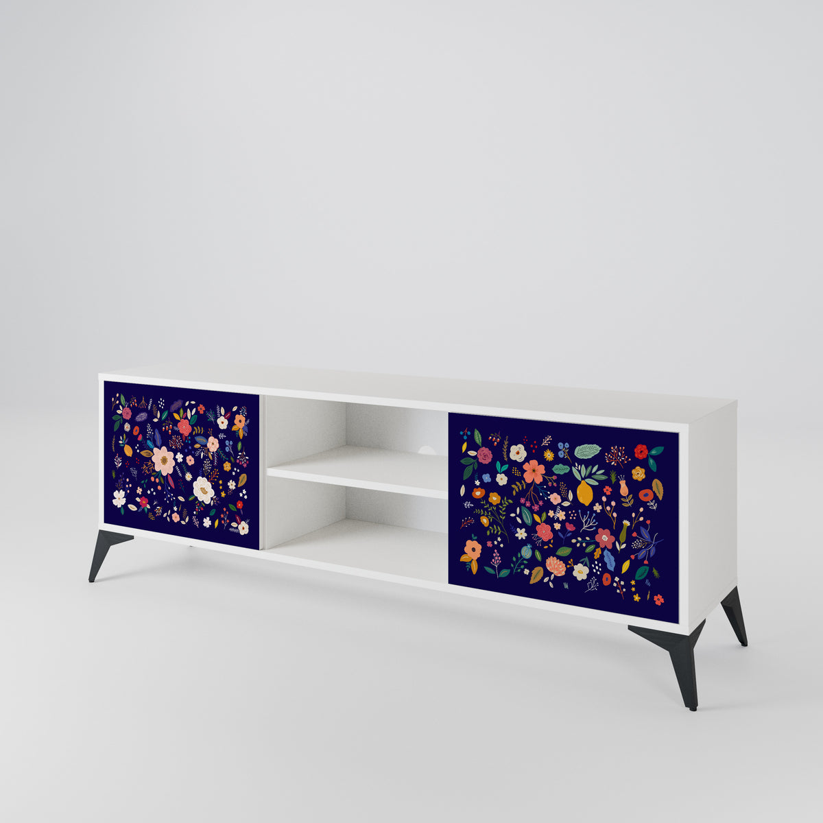 FLORAL COMBINATION Έπιπλο τηλεόρασης 2-θυρών