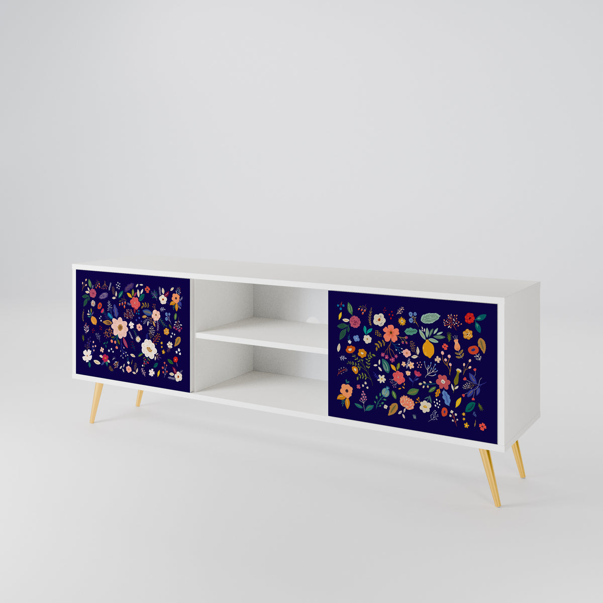 FLORAL COMBINATION Έπιπλο τηλεόρασης 2-θυρών