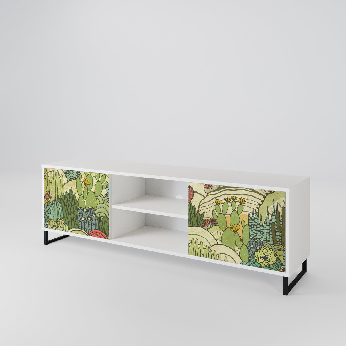 SUCCULENTS KALEIDOSCOPE Έπιπλο τηλεόρασης 2-θυρών