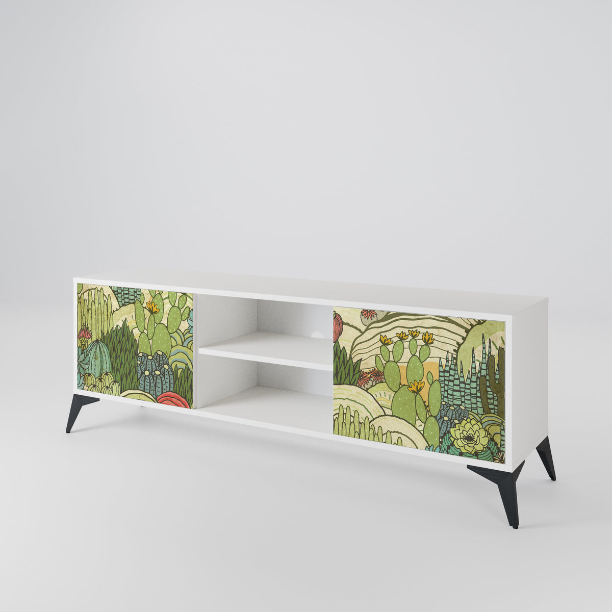 SUCCULENTS KALEIDOSCOPE Έπιπλο τηλεόρασης 2-θυρών