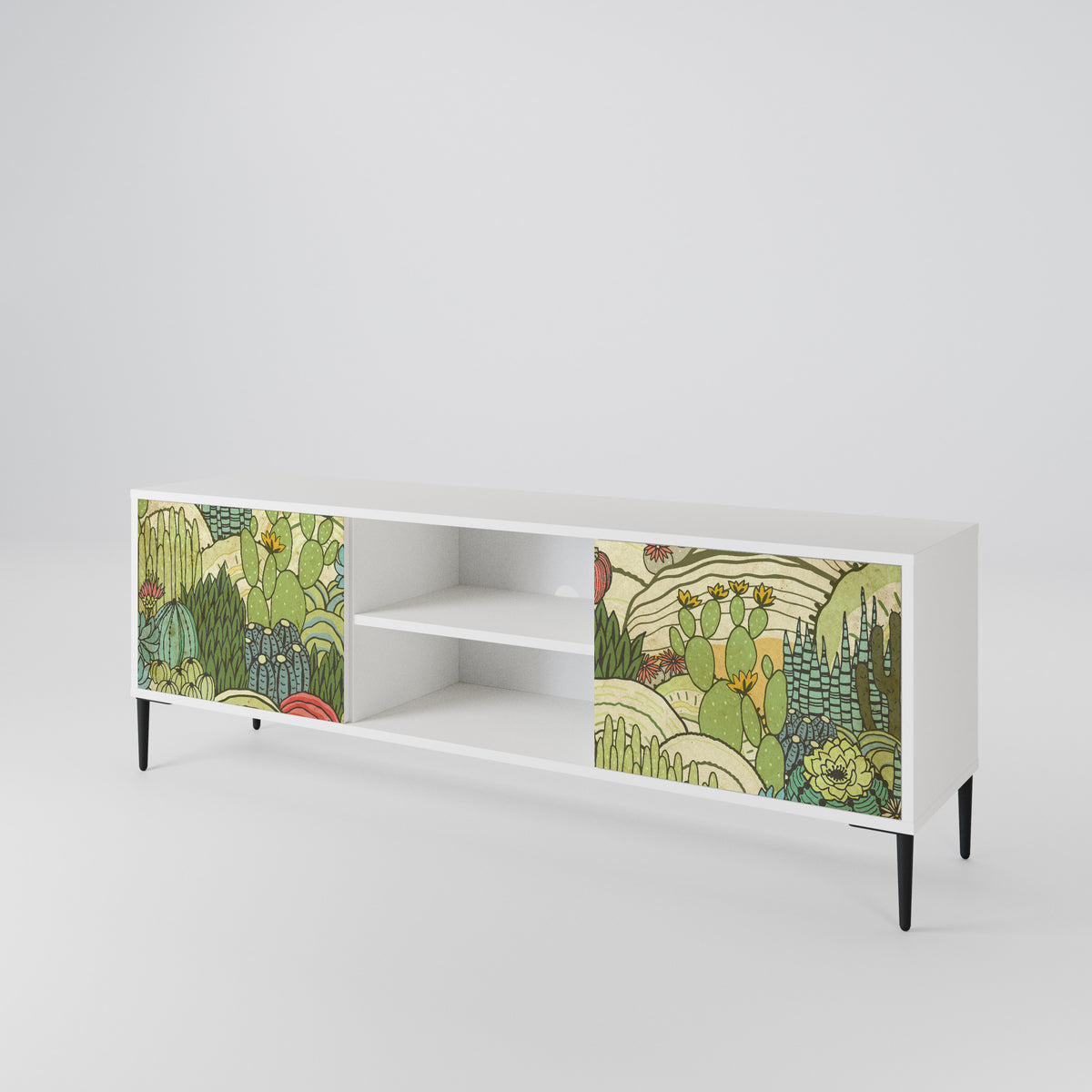 SUCCULENTS KALEIDOSCOPE Έπιπλο τηλεόρασης 2-θυρών