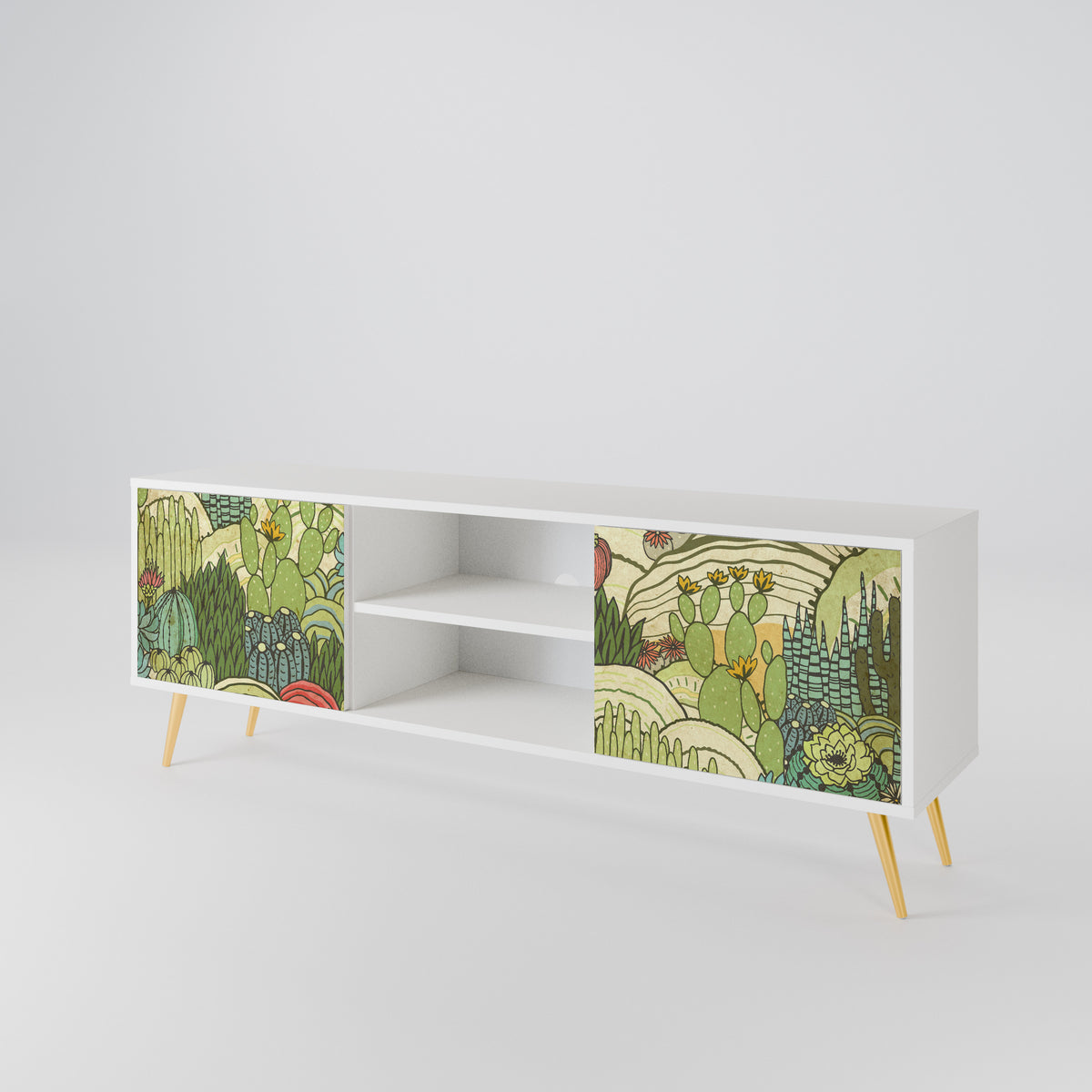 SUCCULENTS KALEIDOSCOPE Έπιπλο τηλεόρασης 2-θυρών