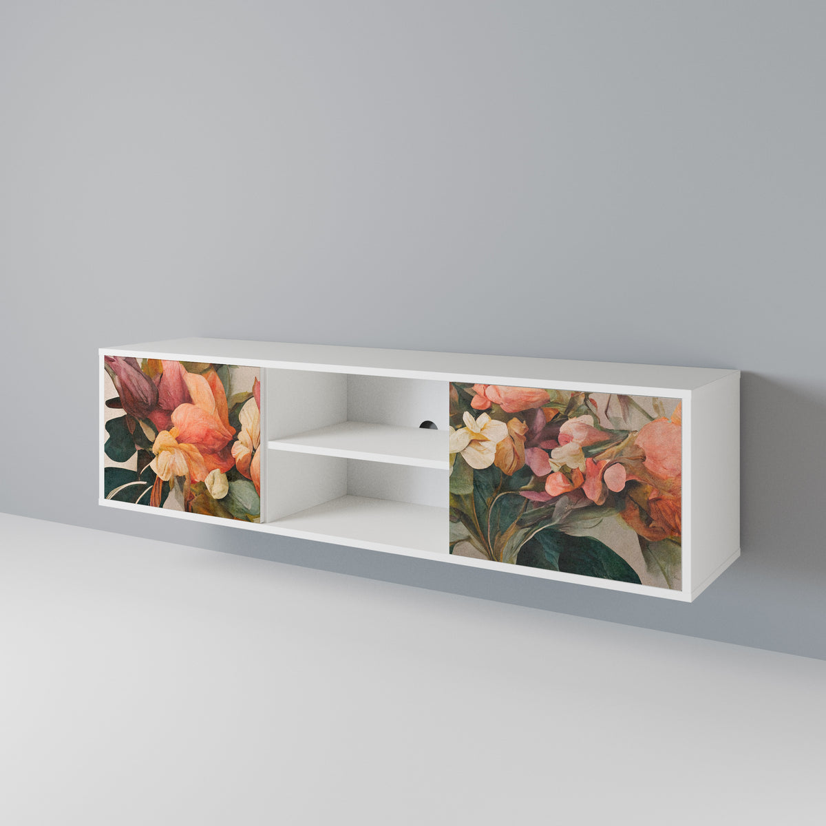 STYLISH BEAUTY Έπιπλο τηλεόρασης 2-θυρών