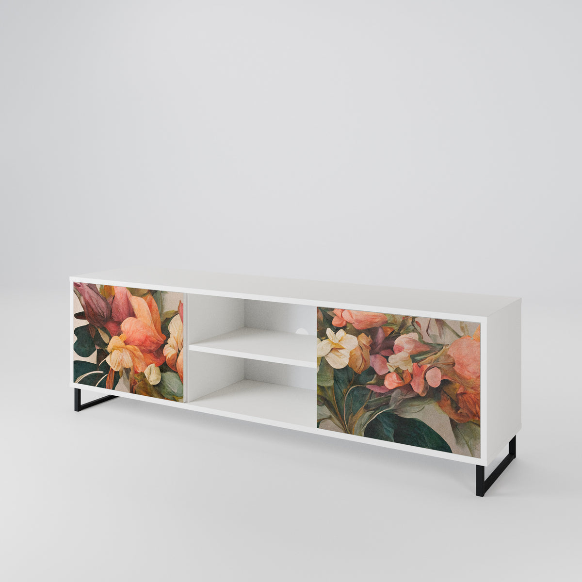 STYLISH BEAUTY Έπιπλο τηλεόρασης 2-θυρών