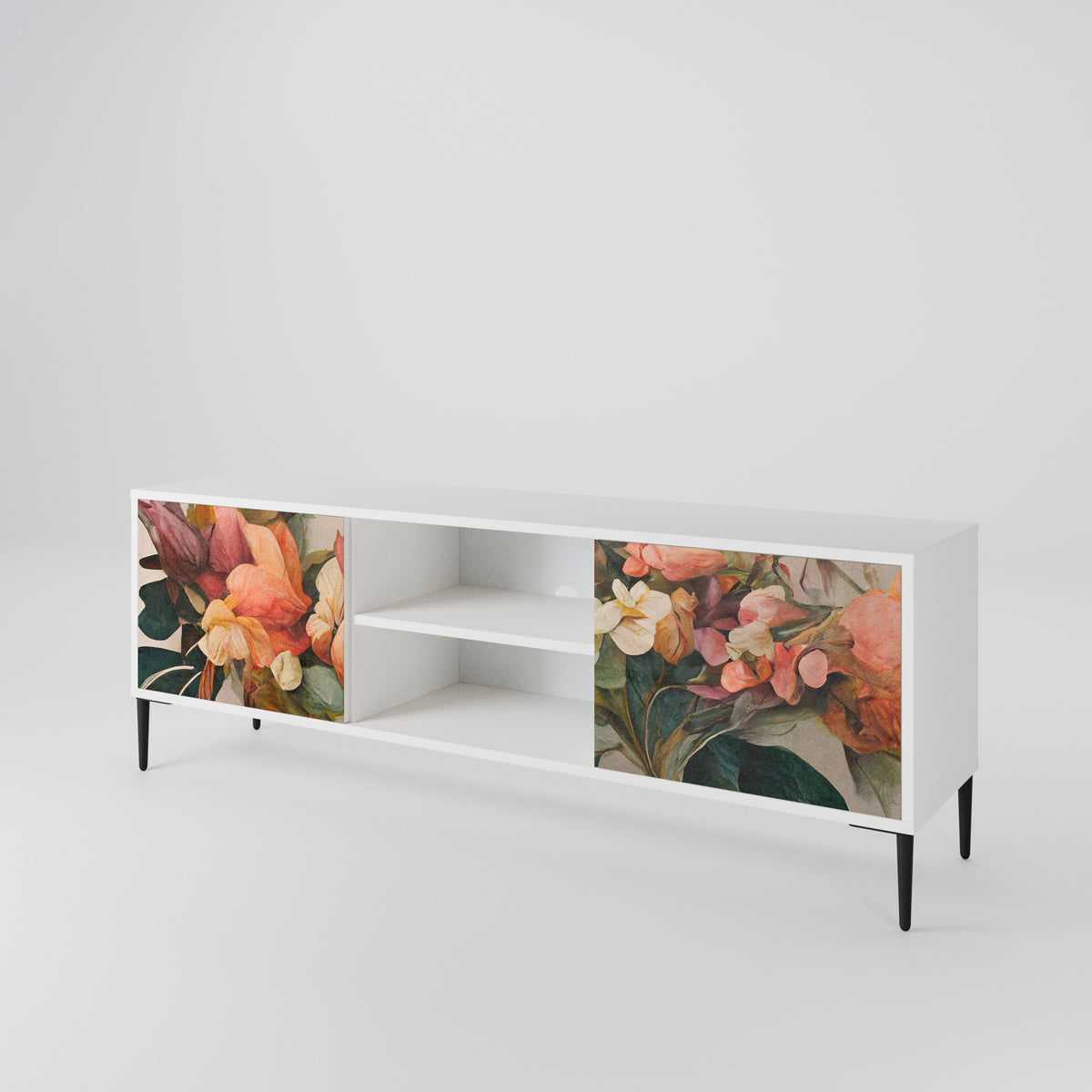 STYLISH BEAUTY Έπιπλο τηλεόρασης 2-θυρών