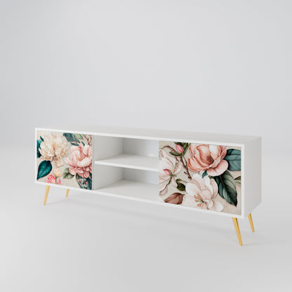 FLORAL GRACE Έπιπλο τηλεόρασης 2-θυρών