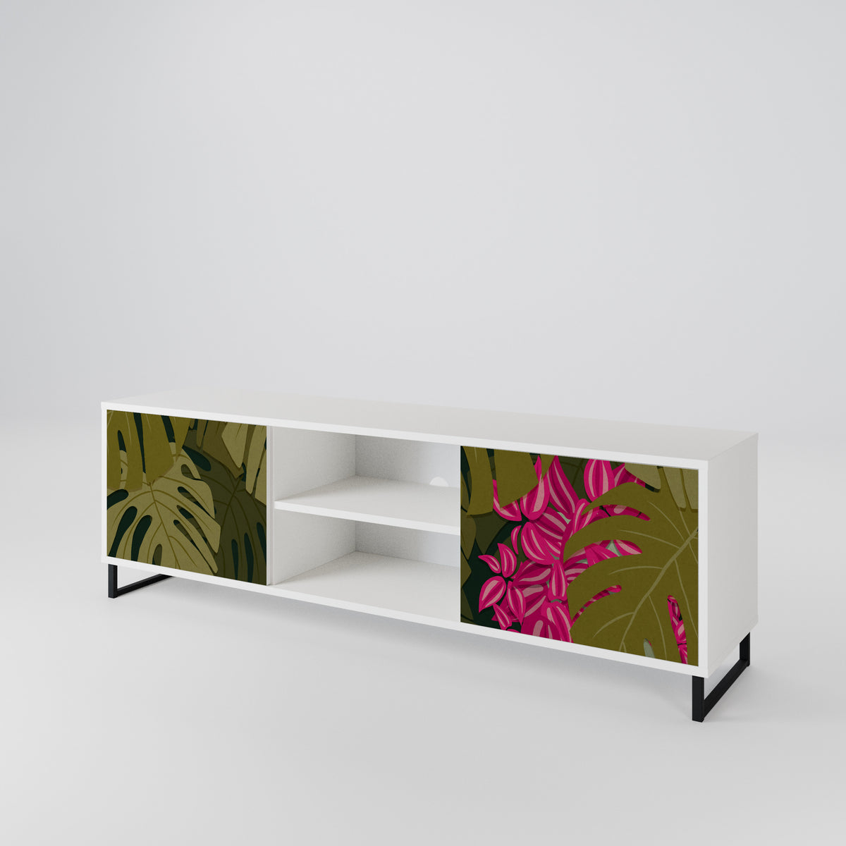 TROPICAL BEAUTY Έπιπλο τηλεόρασης 2-θυρών