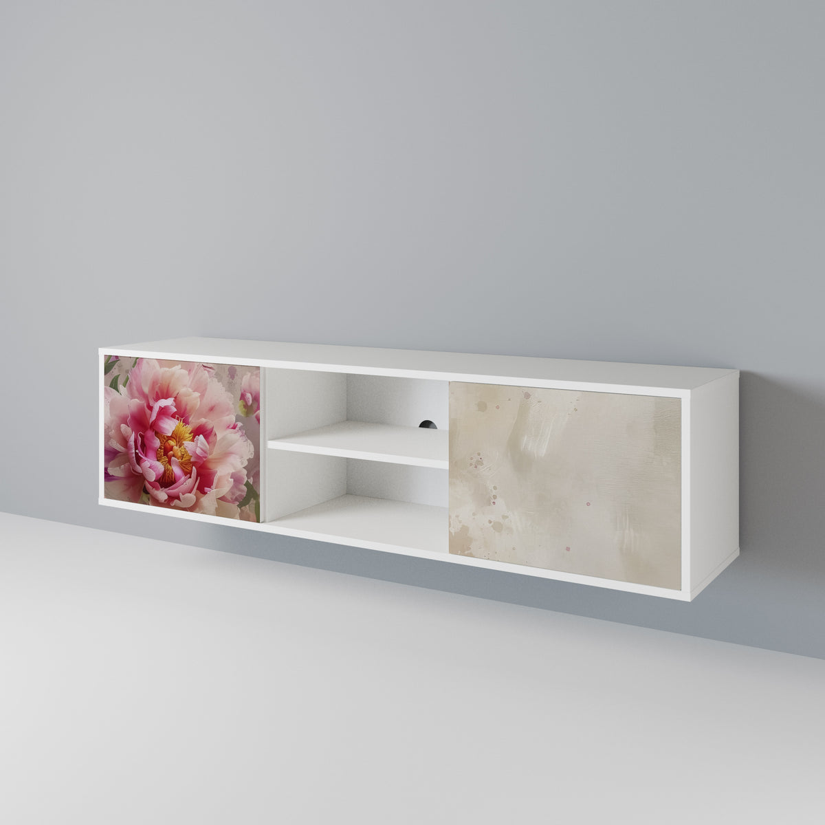 PEONY WHISPER Έπιπλο τηλεόρασης 2-θυρών