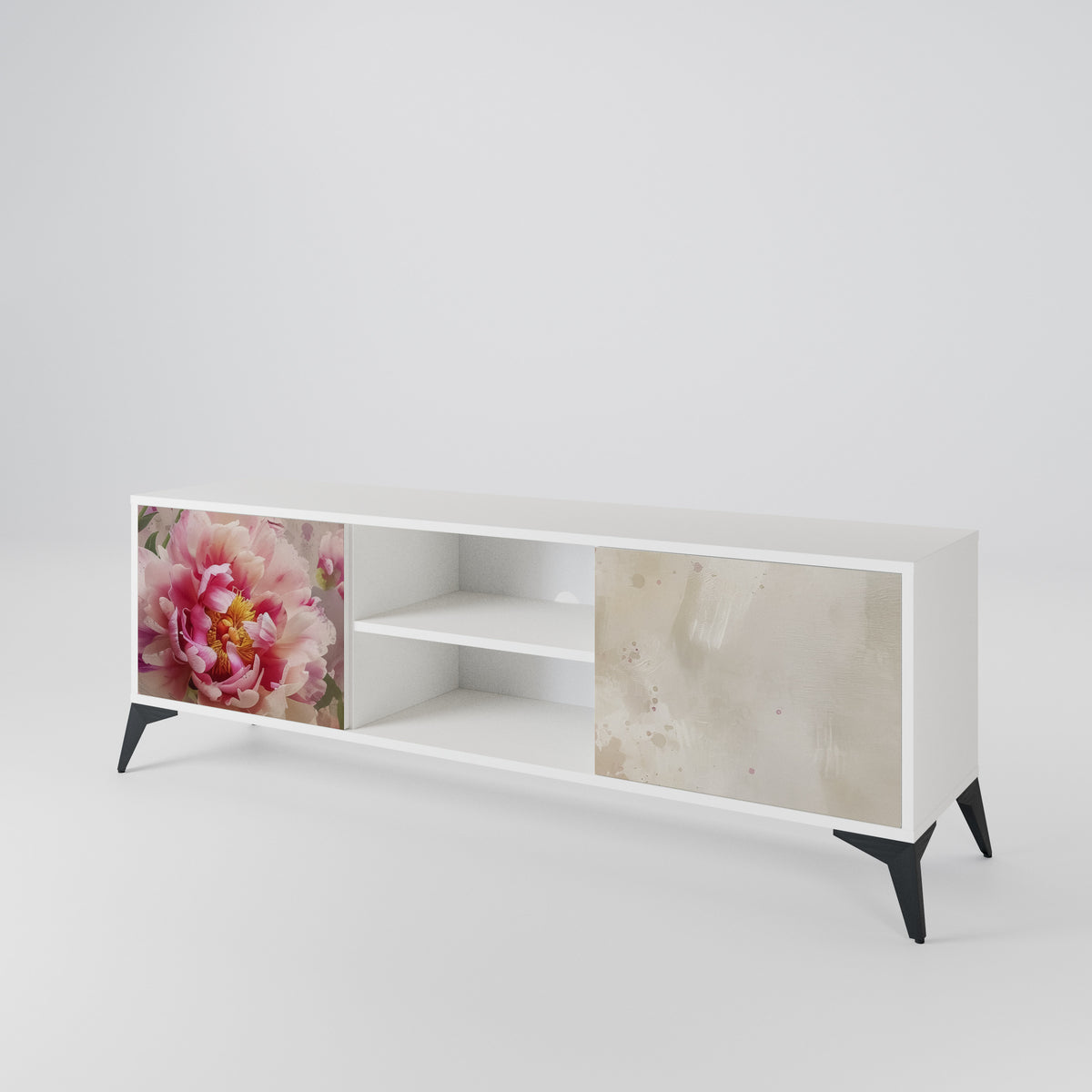 PEONY WHISPER Έπιπλο τηλεόρασης 2-θυρών