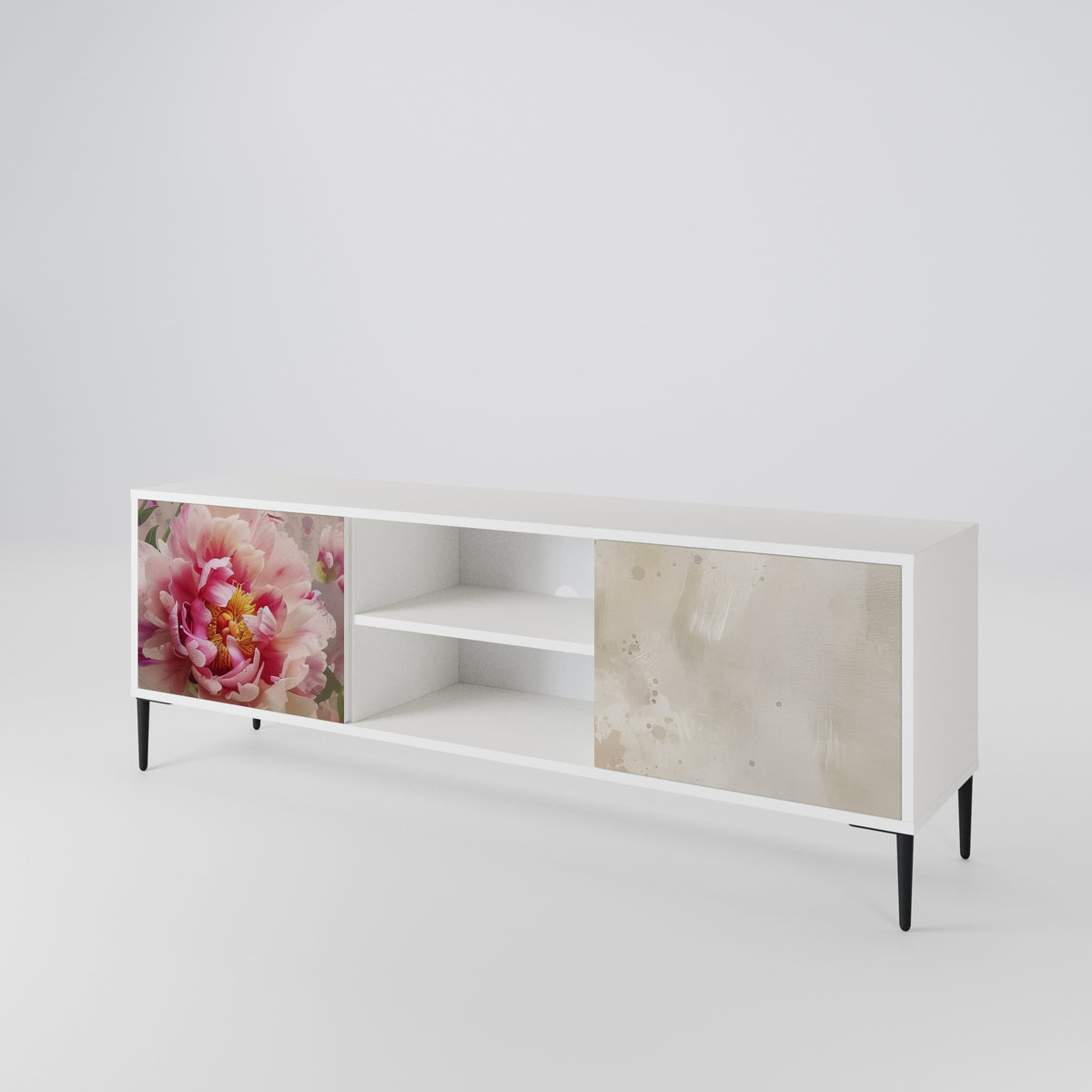 PEONY WHISPER Έπιπλο τηλεόρασης 2-θυρών