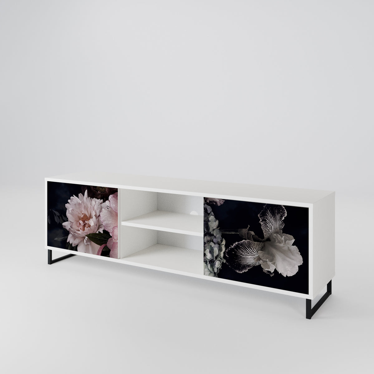 PURE BLOSSOM Έπιπλο τηλεόρασης 2-θυρών