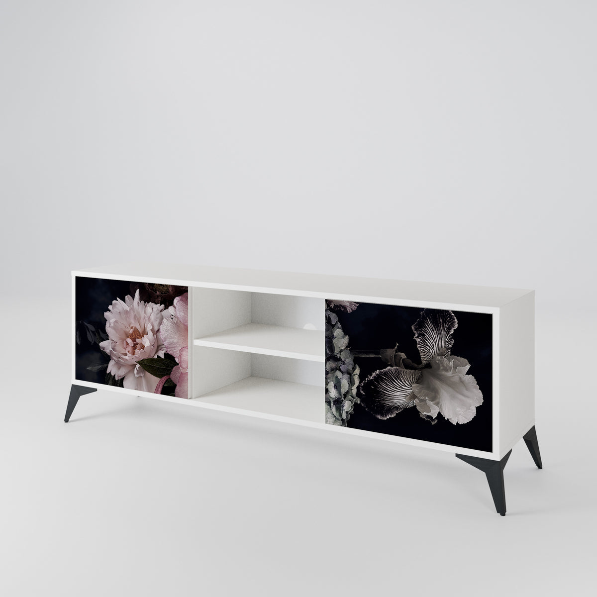 PURE BLOSSOM Έπιπλο τηλεόρασης 2-θυρών