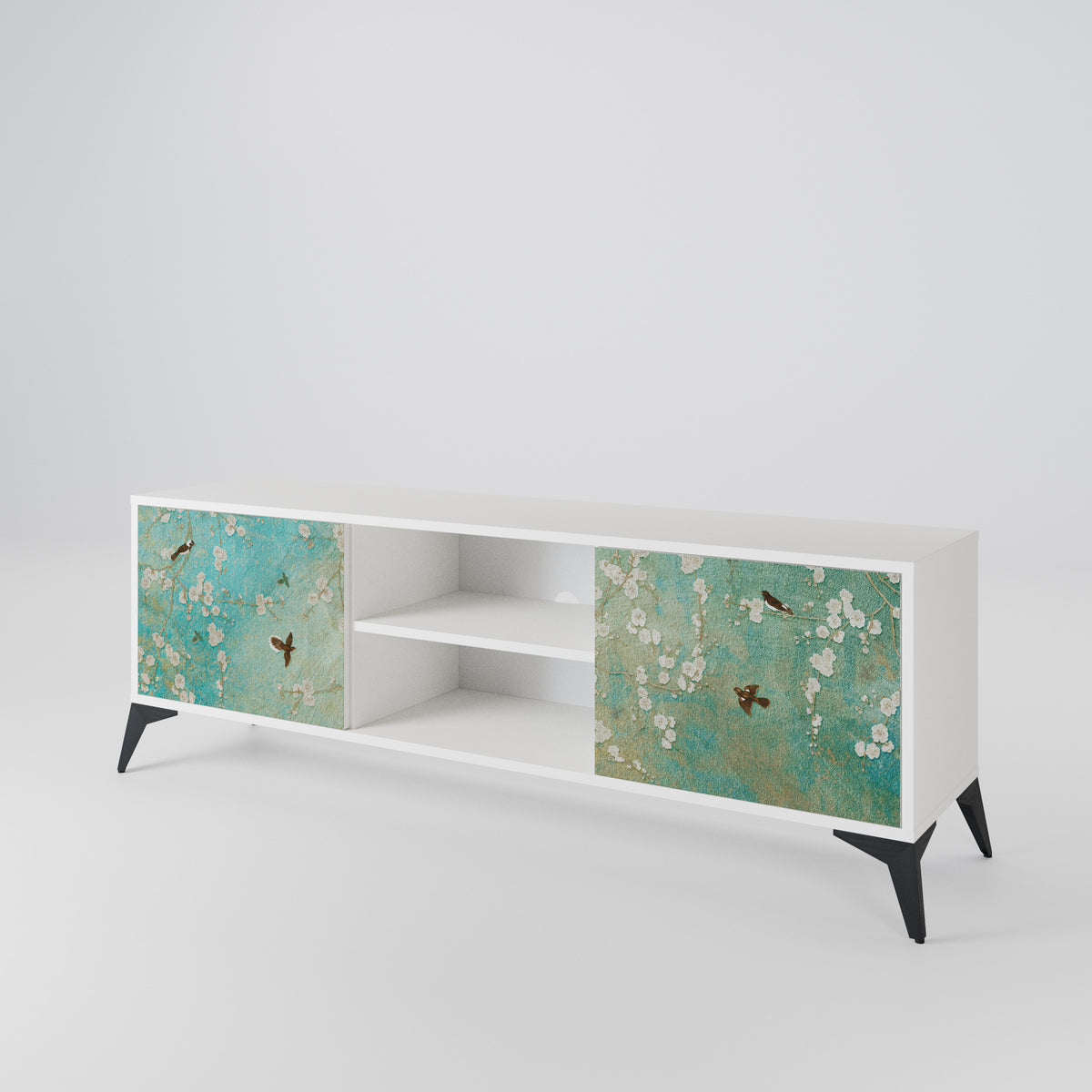 BLOOMING CHARM Έπιπλο τηλεόρασης 2-θυρών