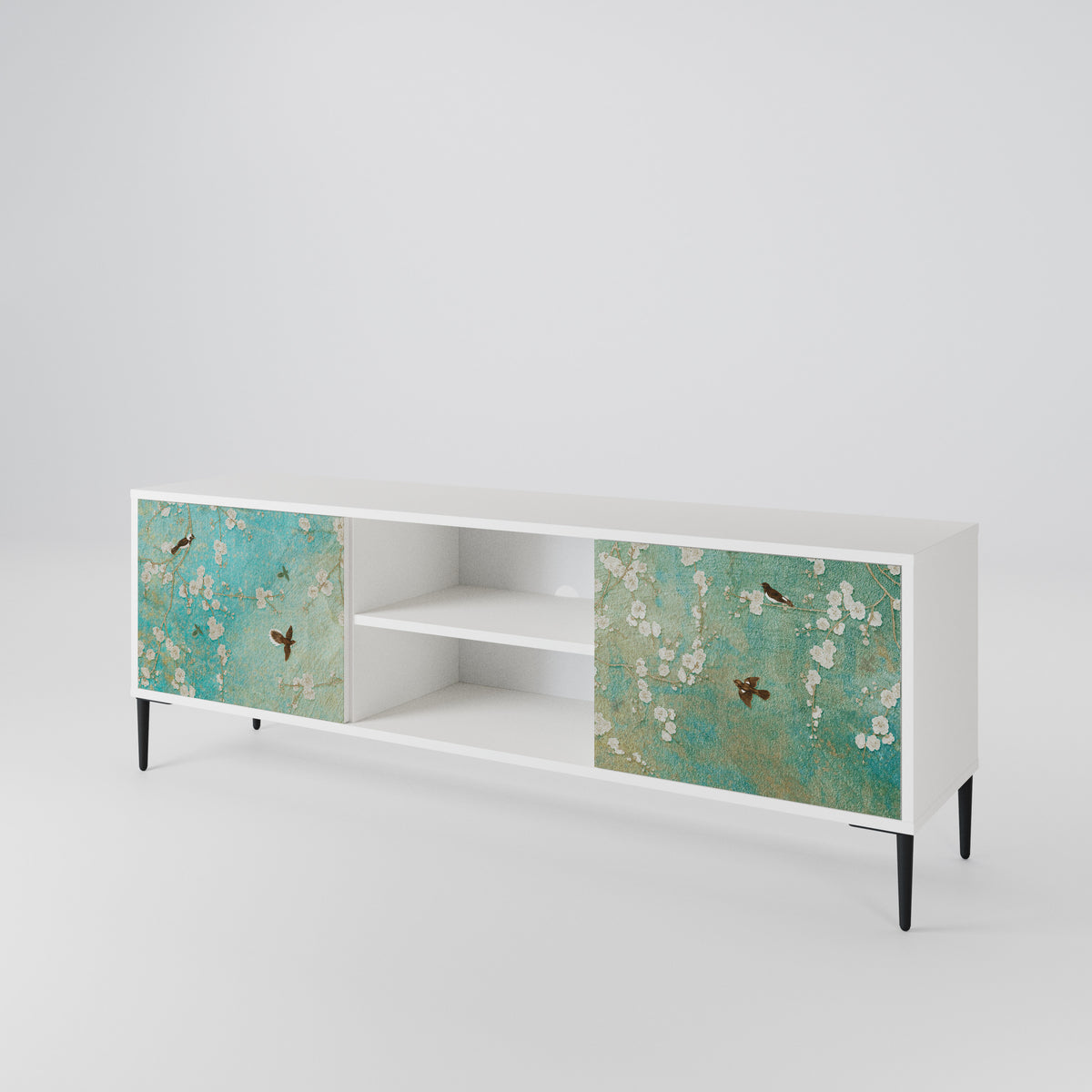 BLOOMING CHARM Έπιπλο τηλεόρασης 2-θυρών