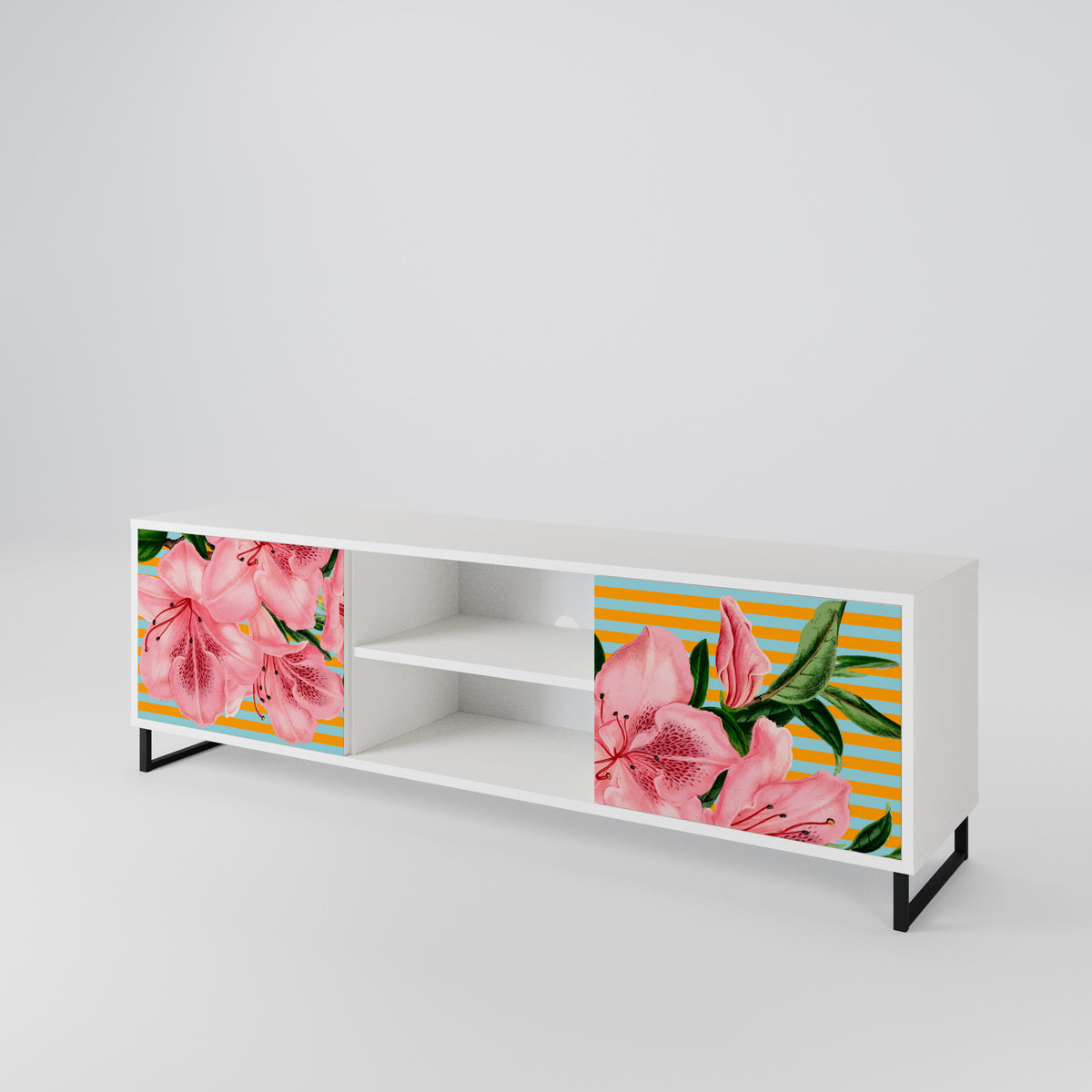 FRAGILE BEAUTY Έπιπλο τηλεόρασης 2-θυρών