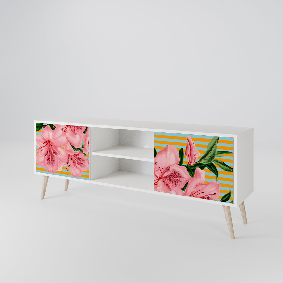 FRAGILE BEAUTY Έπιπλο τηλεόρασης 2-θυρών