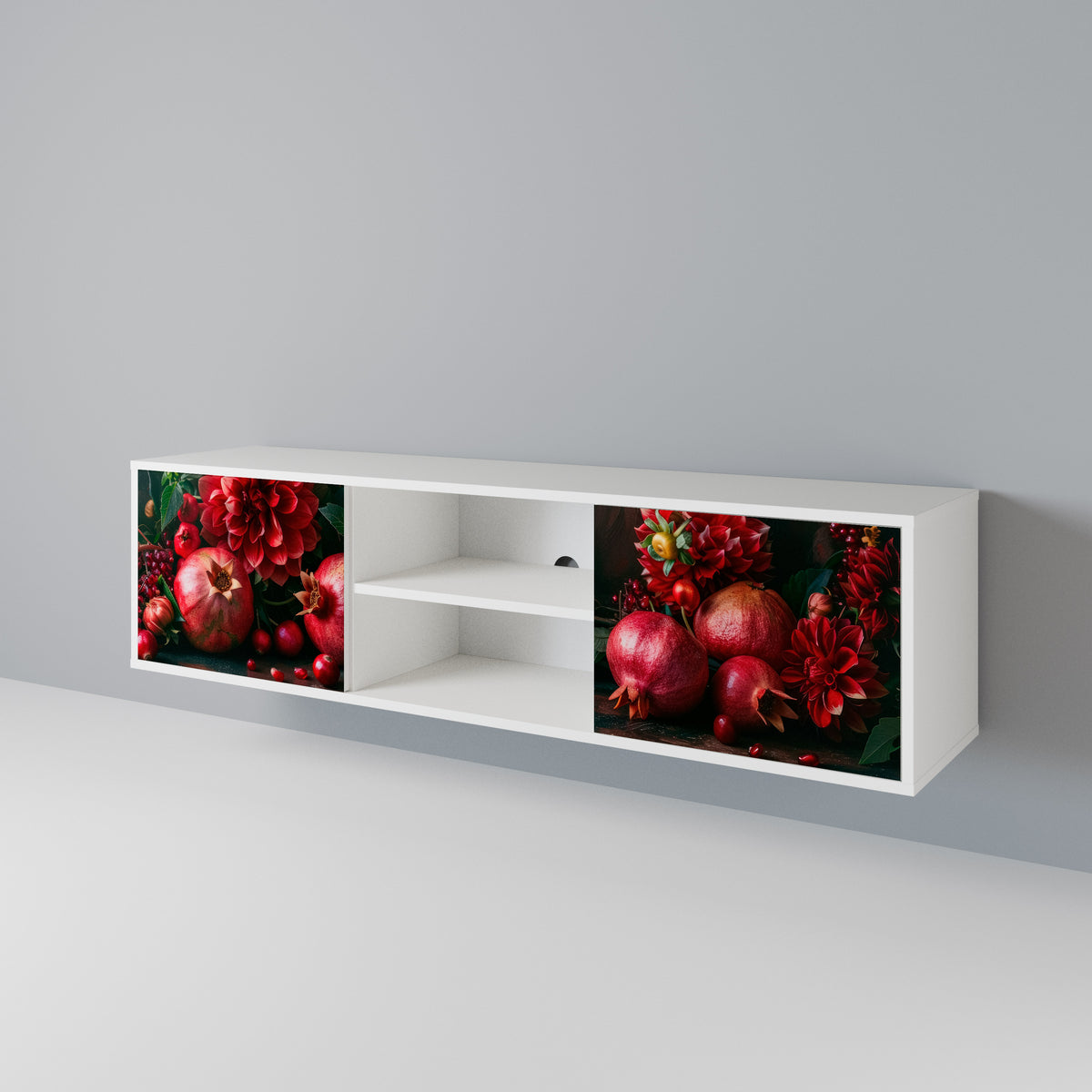 DAHLIAS AND POMEGRANATES Έπιπλο τηλεόρασης 2-θυρών