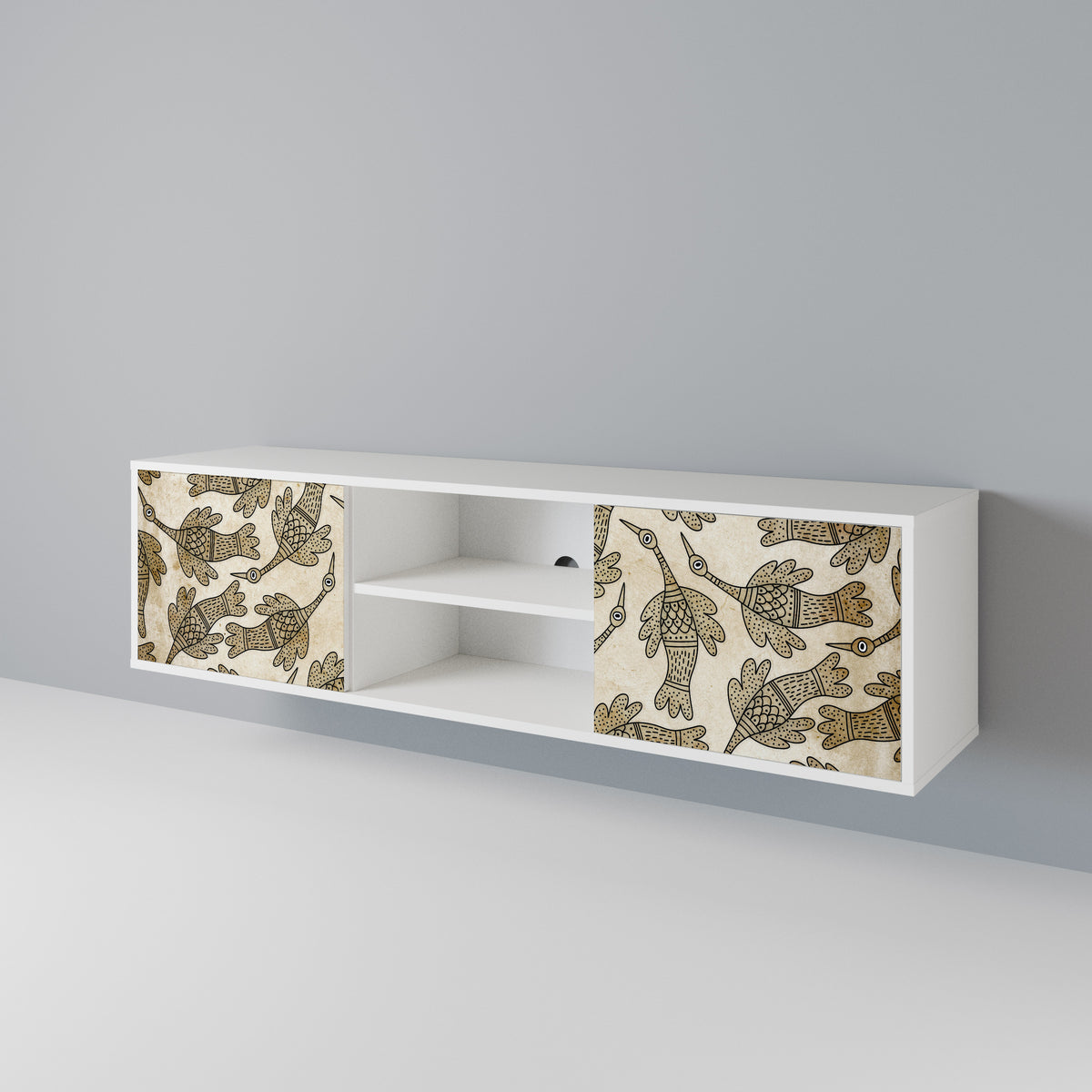 ALMONDINE SONGBIRD Έπιπλο τηλεόρασης 2-θυρών