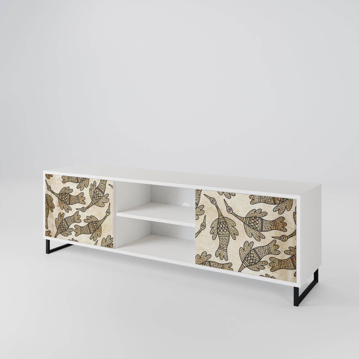 ALMONDINE SONGBIRD Έπιπλο τηλεόρασης 2-θυρών