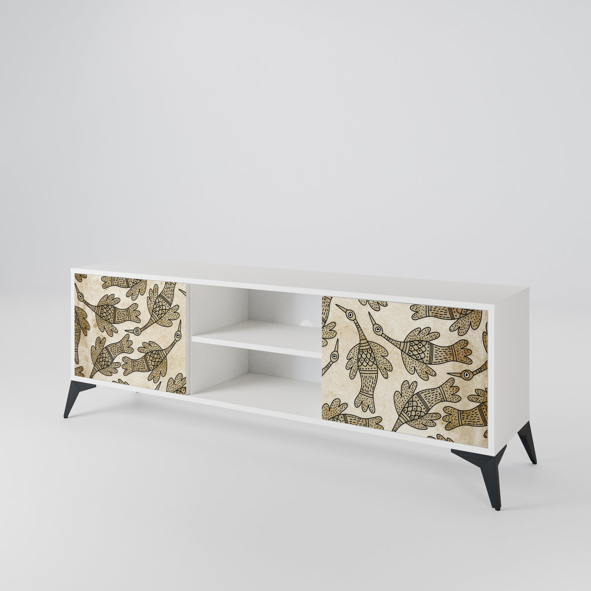 ALMONDINE SONGBIRD Έπιπλο τηλεόρασης 2-θυρών