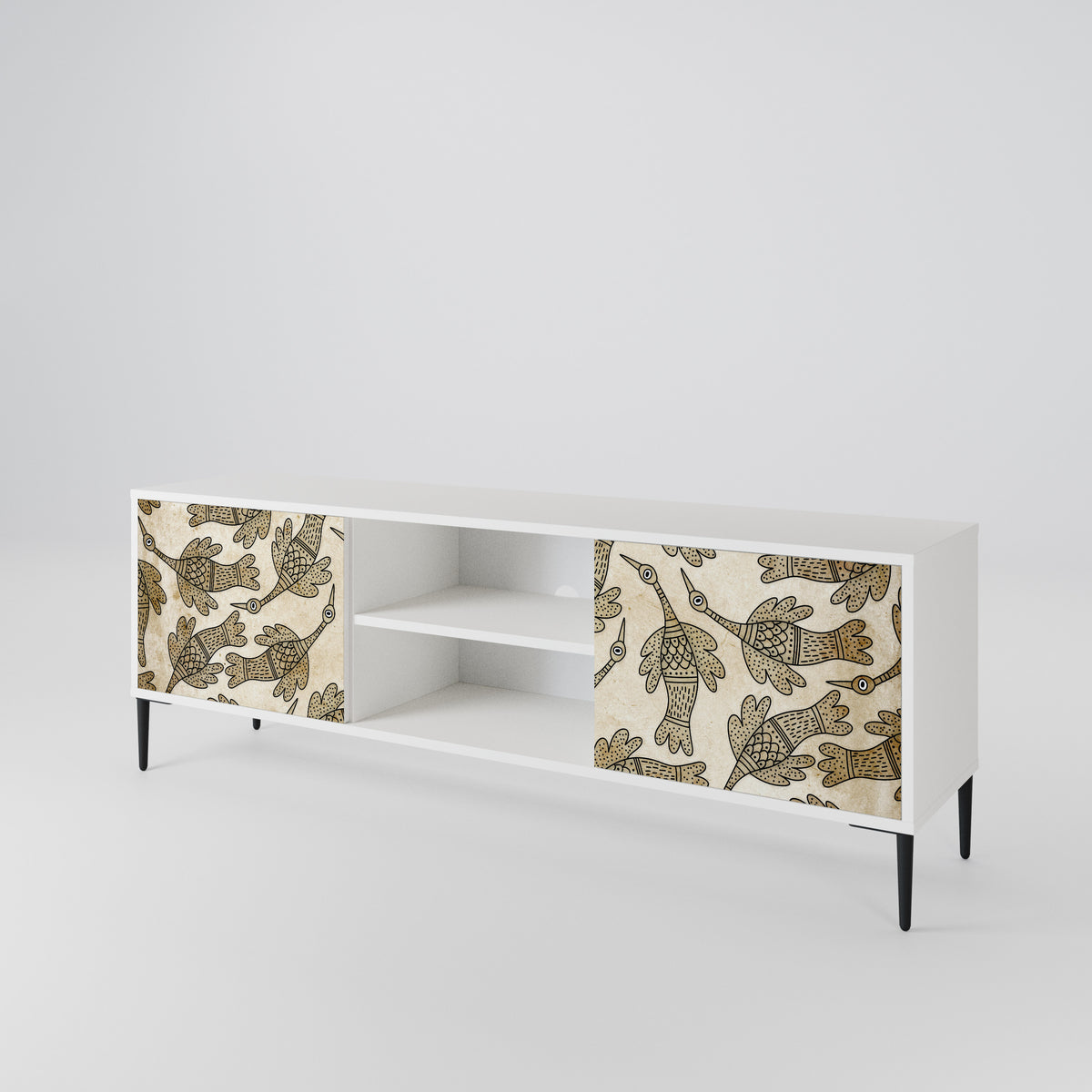 ALMONDINE SONGBIRD Έπιπλο τηλεόρασης 2-θυρών