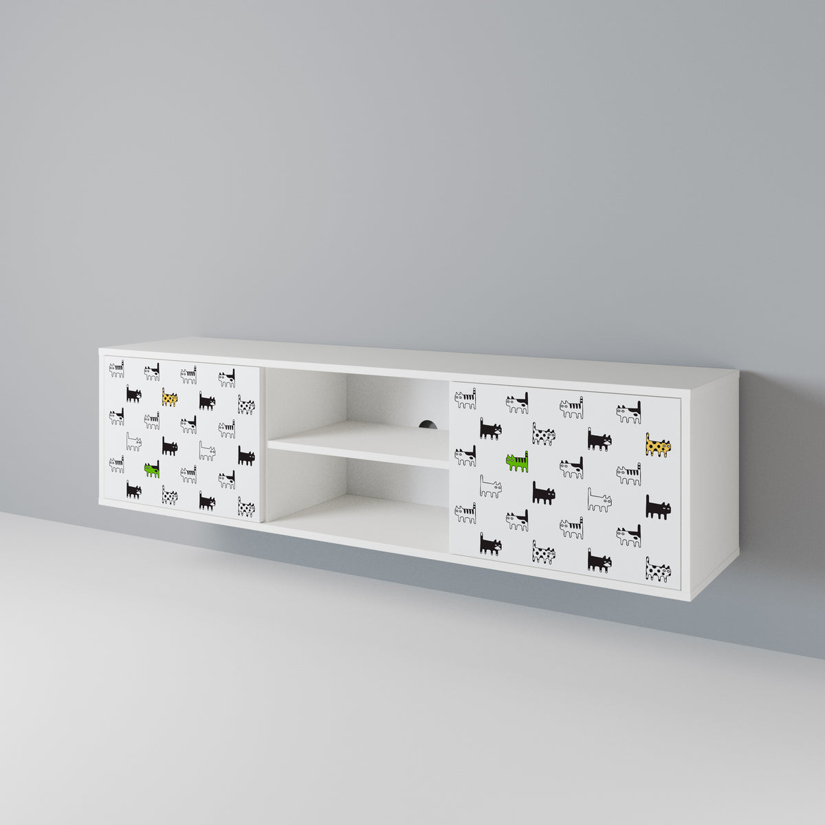 CATS COMPILATION Έπιπλο τηλεόρασης 2-θυρών