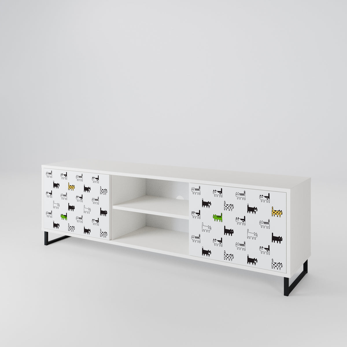 CATS COMPILATION Έπιπλο τηλεόρασης 2-θυρών