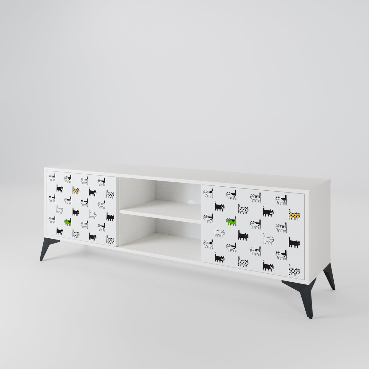 CATS COMPILATION Έπιπλο τηλεόρασης 2-θυρών