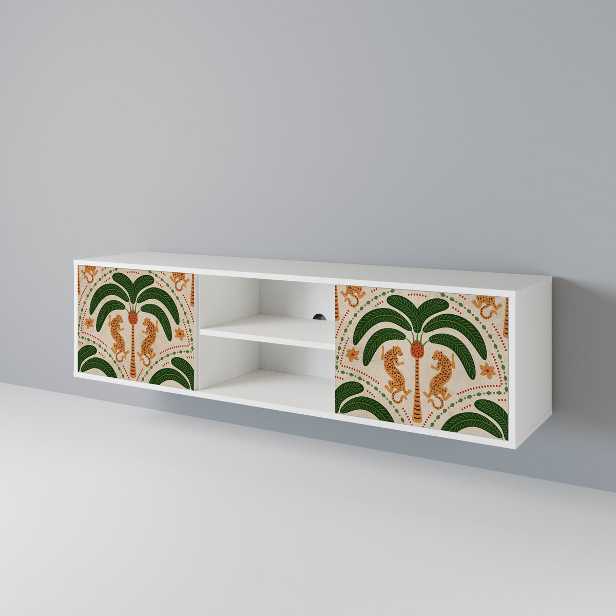 DANCING PREDATORS Έπιπλο τηλεόρασης 2-θυρών